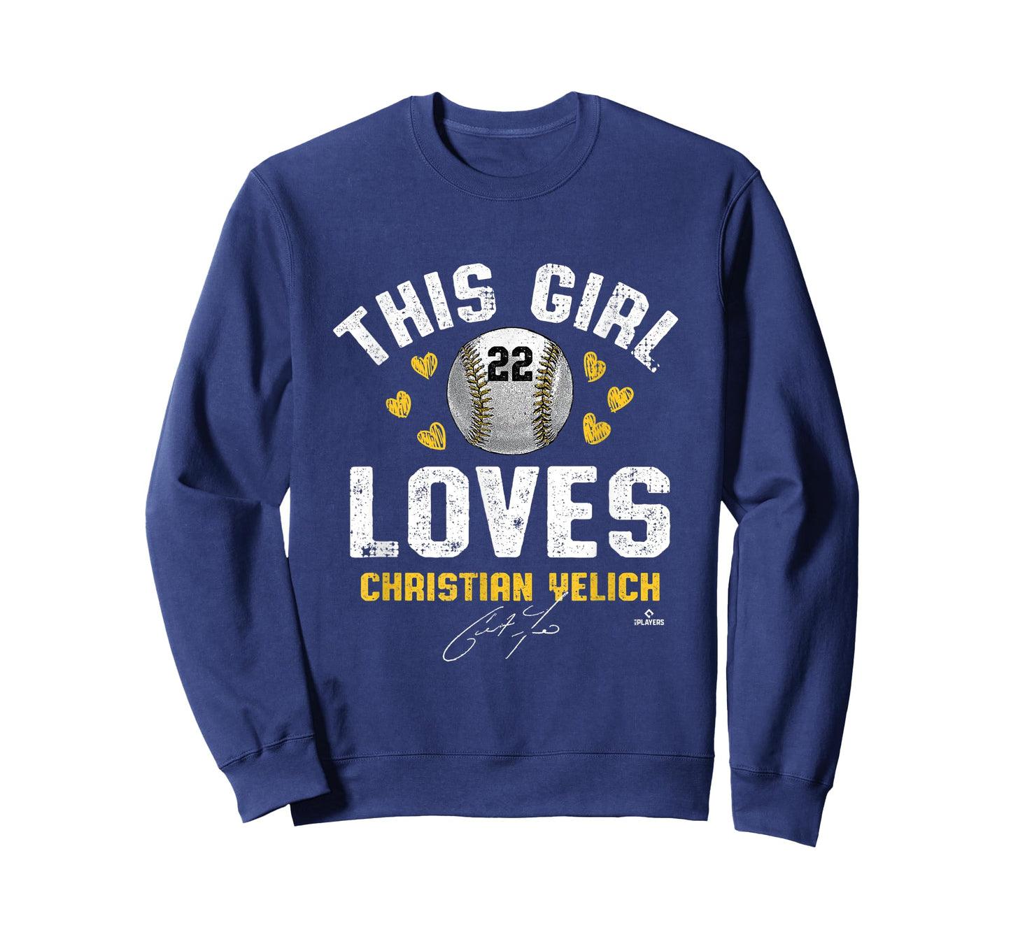 This Girl Loves Christian Yelich Milwaukee MLBPA T-Shirt