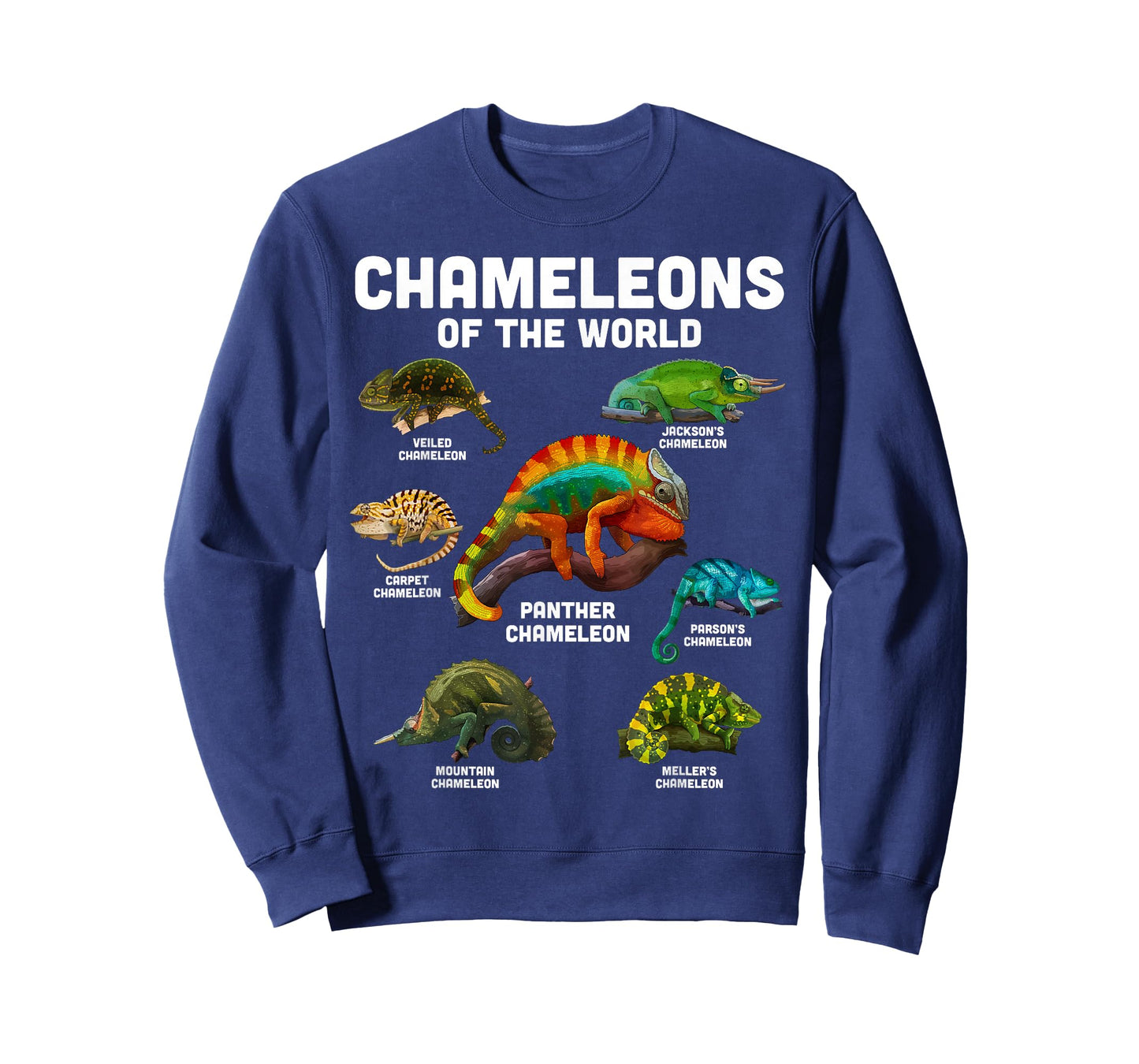 Chameleon Shirt Chameleons of the World Educational Reptile T-Shirt