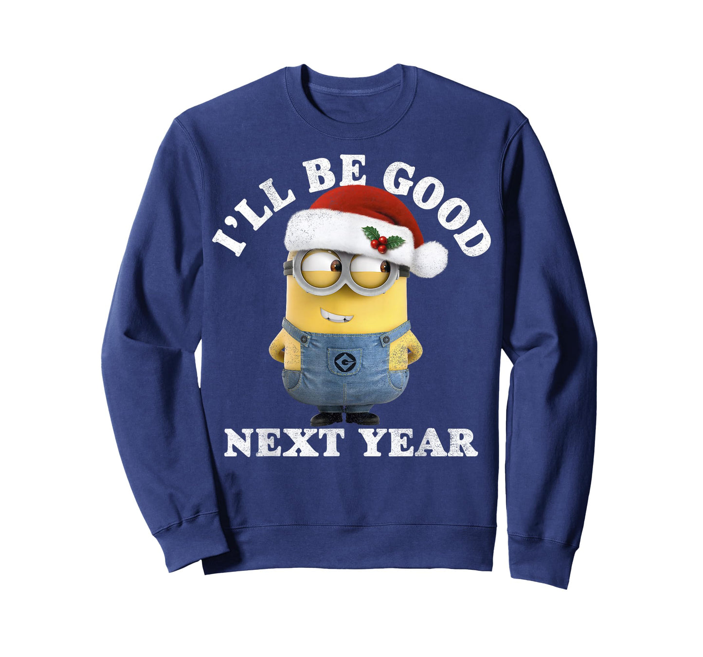 Despicable Me Minions Be Good Next Year Santa Hat T-Shirt T-Shirt