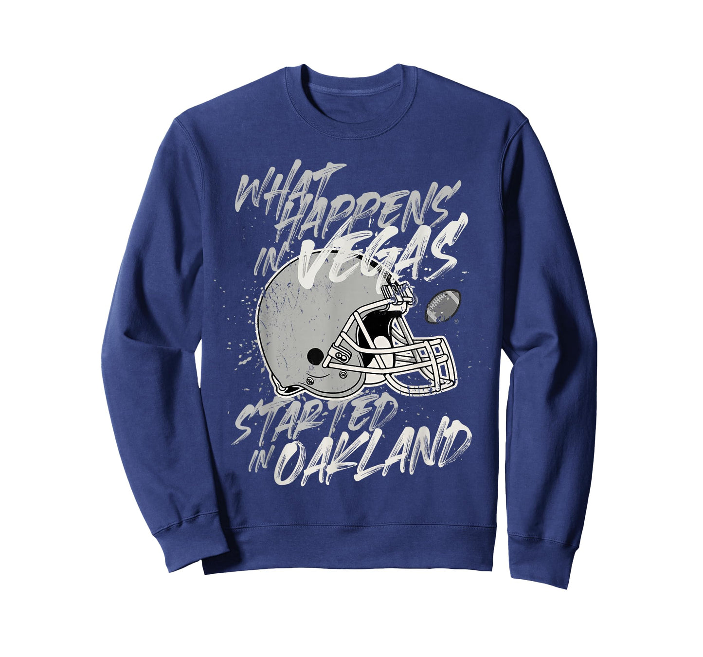 What Happens in Vegas Started In Oakland Football Fan Gift T-Shirt