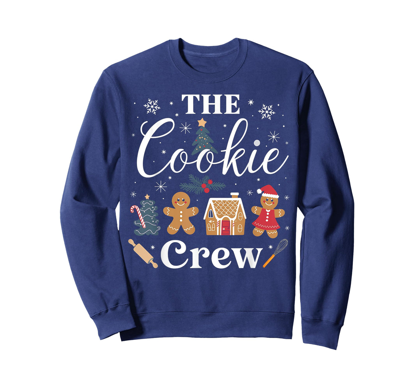 The Cookie Crew Christmas Baking Cookie Lover Kids Women T-Shirt