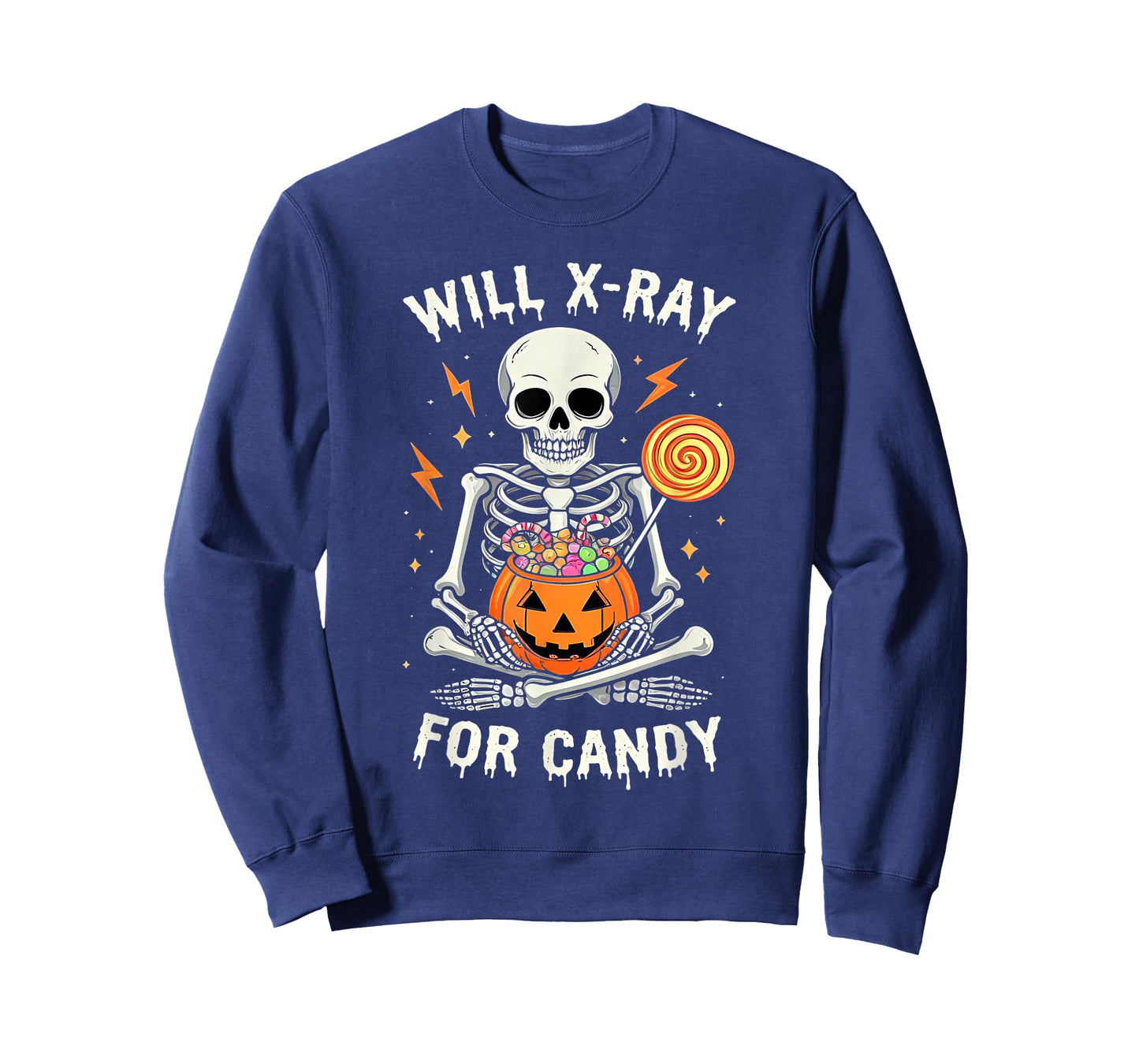 Will X-Ray for Candy Cute Halloween Skeleton Candy Radiology T-Shirt