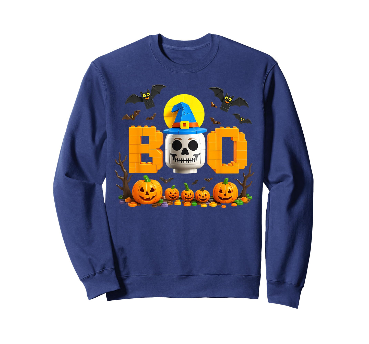 Halloween Master Builder Brick Boo Costume Building Bricks T-Shirt