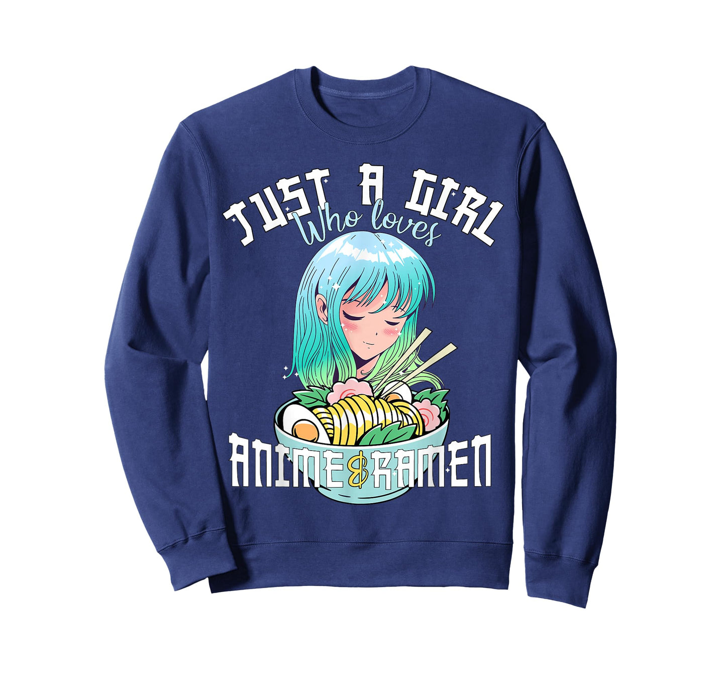 Anime Girl Shirt Just a Girl Who Loves Anime and Ramen T-Shirt