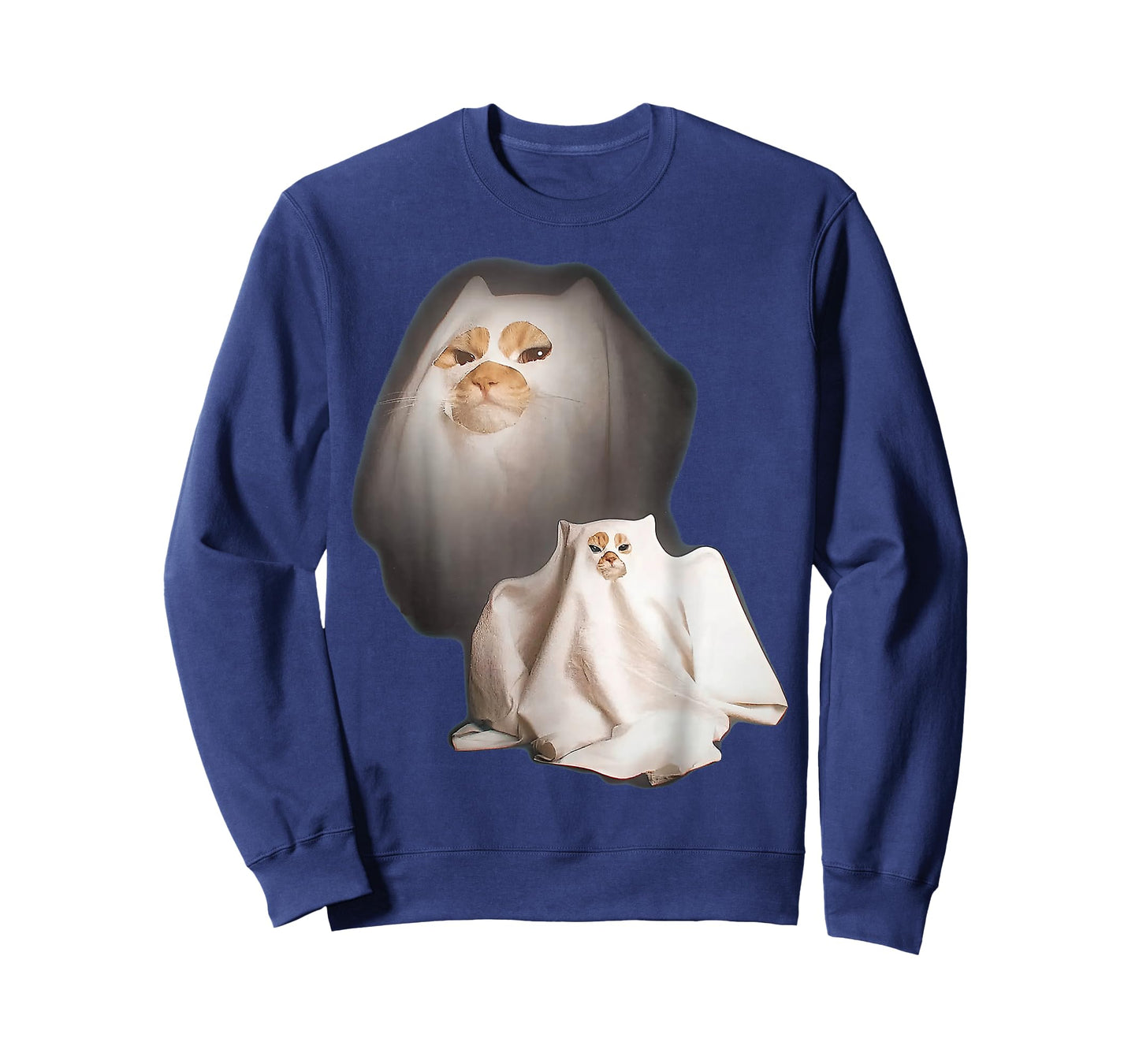 Ghost Cat Meme Halloween T-Shirt