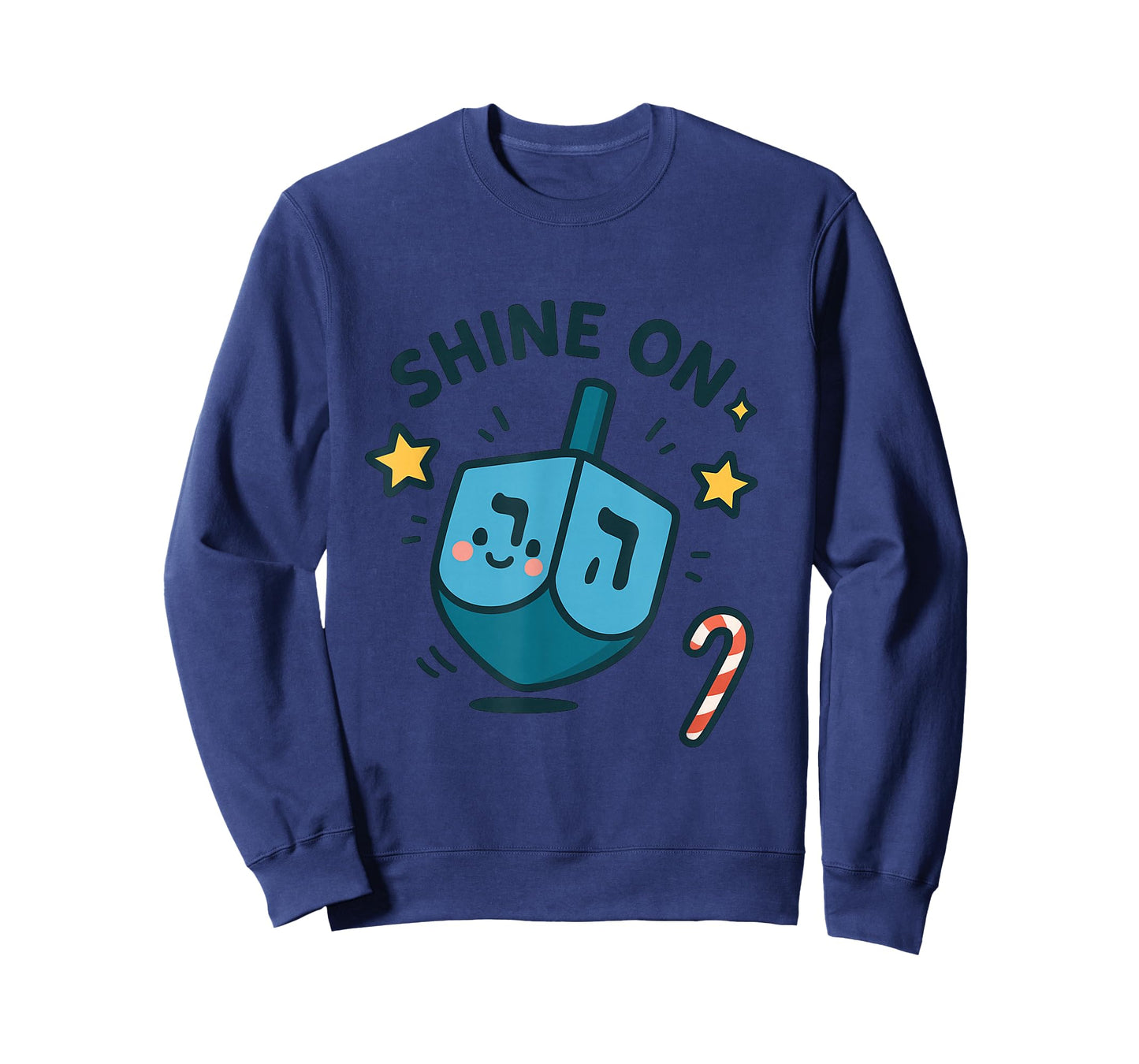 Shine On Dreidel Cute Hanukkah Holiday Design T-Shirt