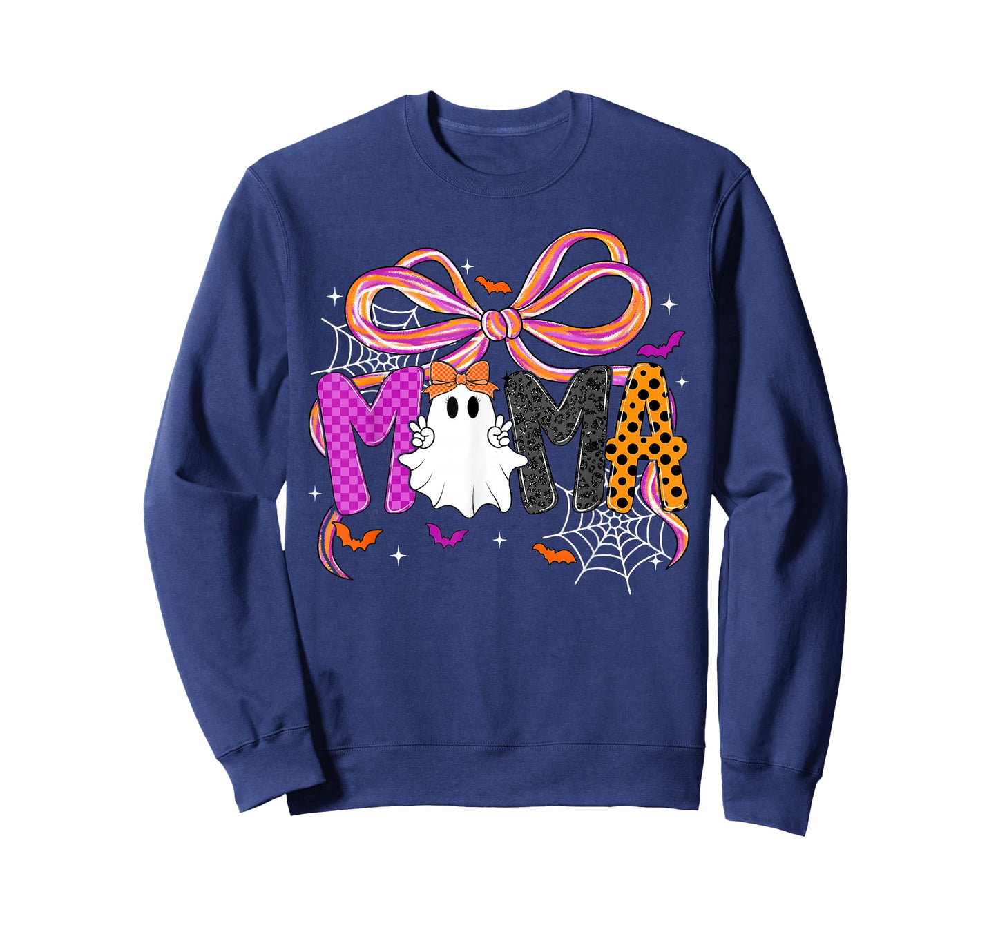 Spooky Mama Mini Matching Ghost Halloween Mom Mother's Day T-Shirt