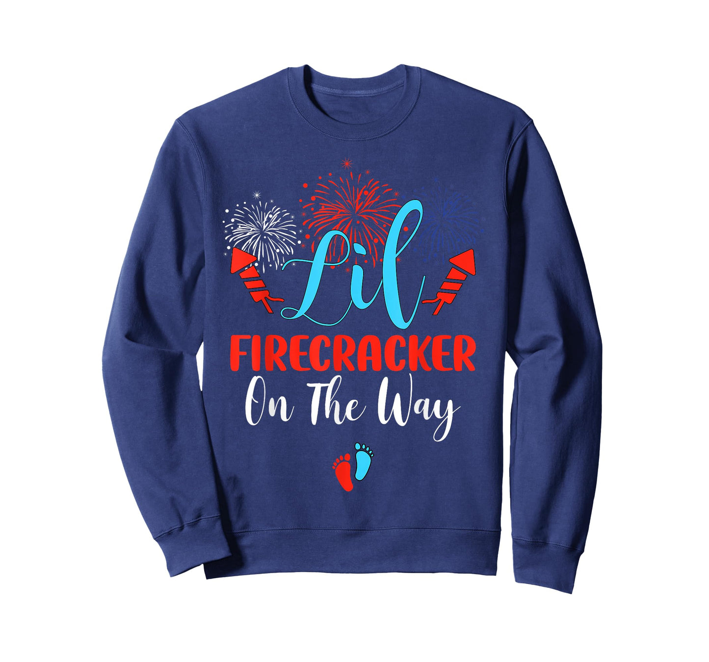 4th of July Pregnancy tee Lil' Firecracker On The Way T-Shirt