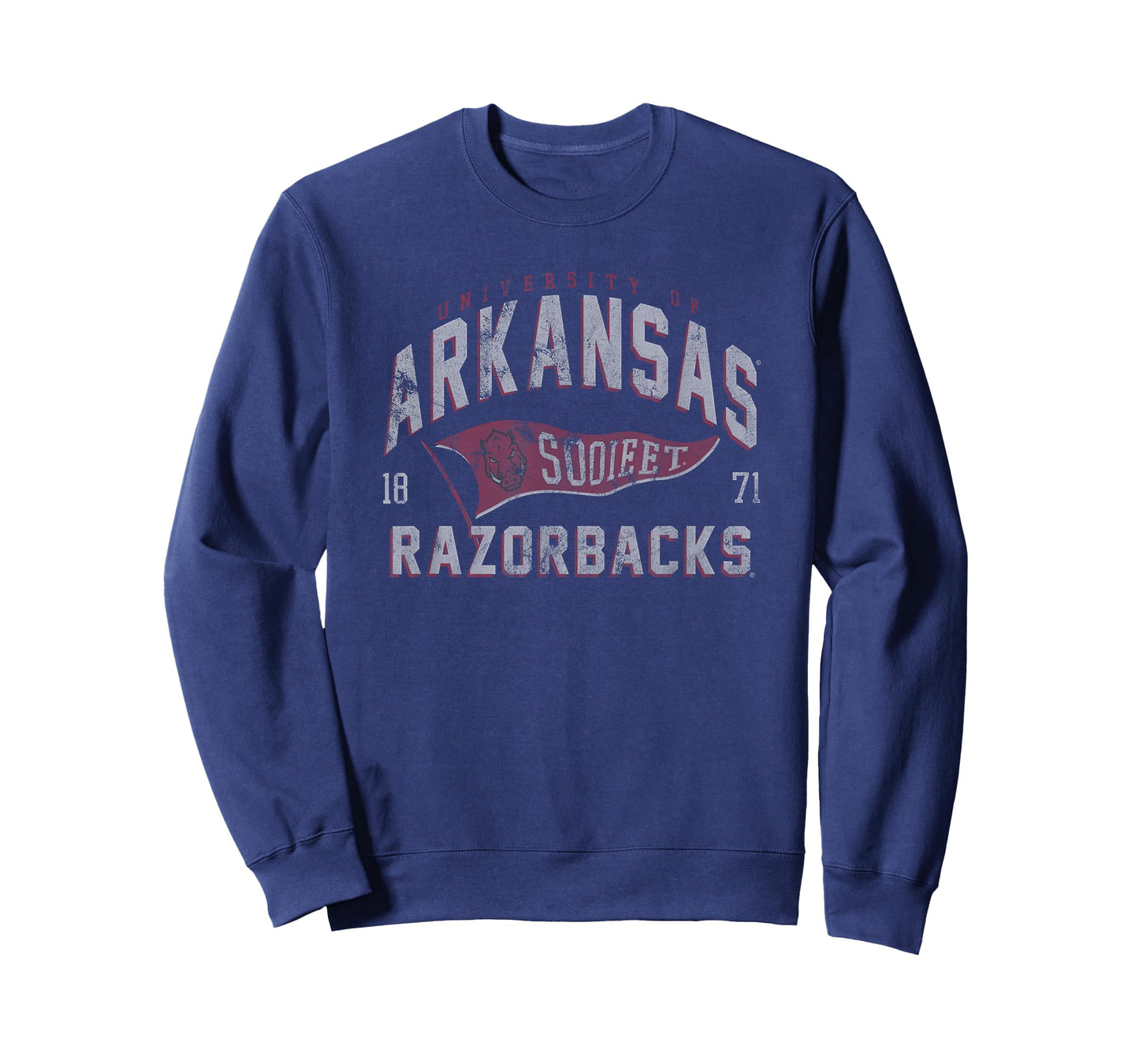 University of Arkansas Razorbacks Distressed Spirit Flag T-Shirt