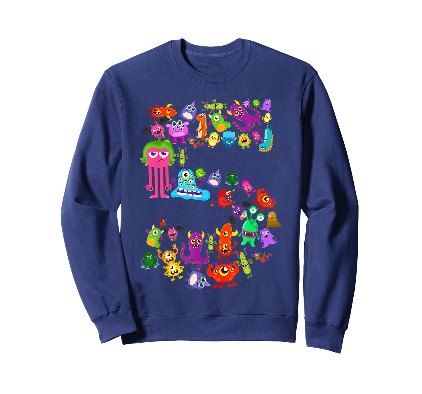 5th Birthday Party Monster Themed Number 5 Little Monster T-Shirt