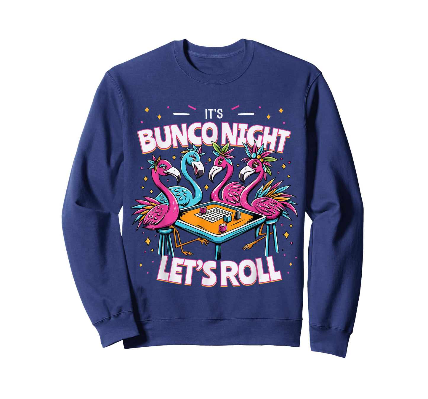 Bunco Night Flamingo Bunco Group Bunco Player T-Shirt
