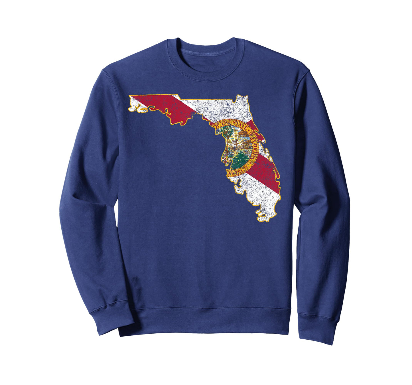 Florida Shirt: State T-Shirt with Florida Shape Flag T-Shirt