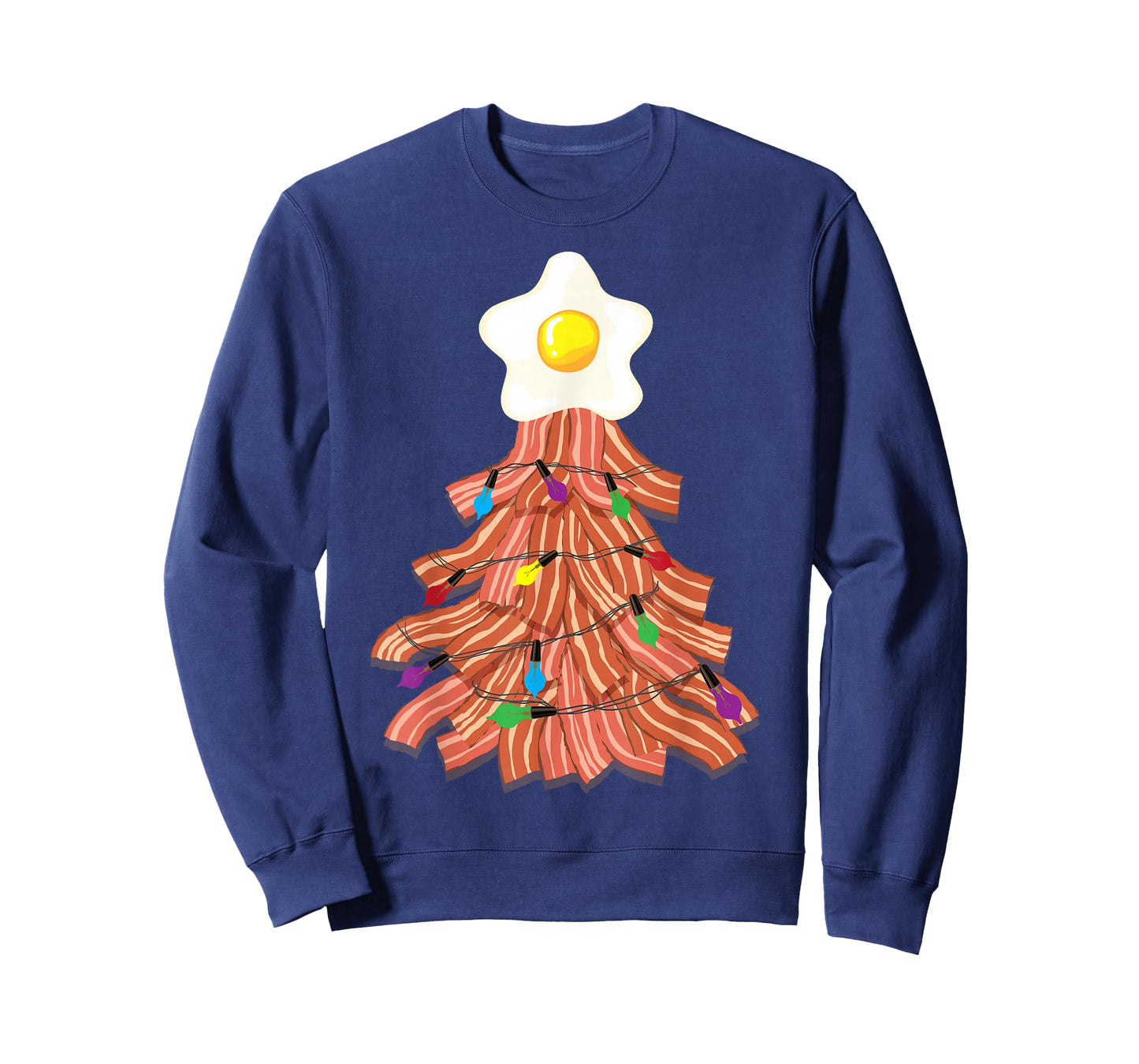 Bacon Christmas Tree Egg Top Shirt | Funny Pork Lover Gift T-Shirt