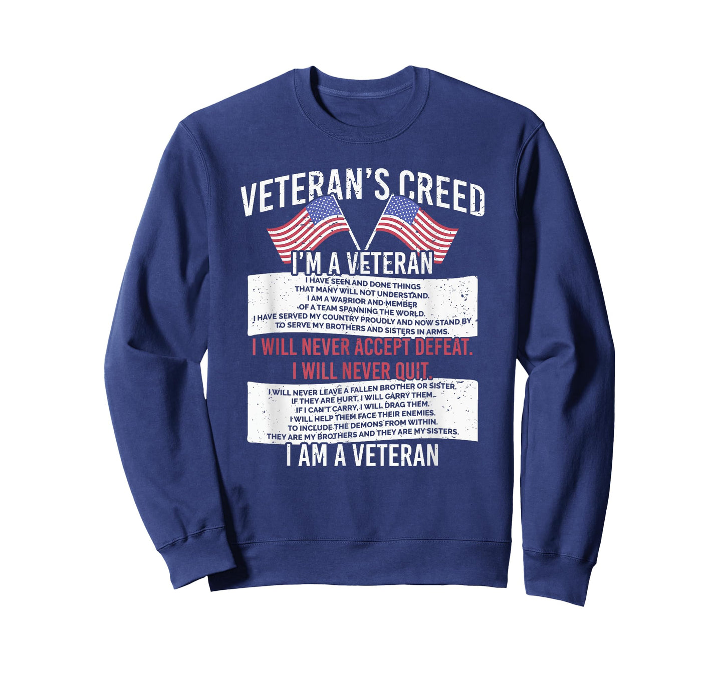 Veteran's creed patriot Grandpa Chirstian Vietnam War T-Shirt
