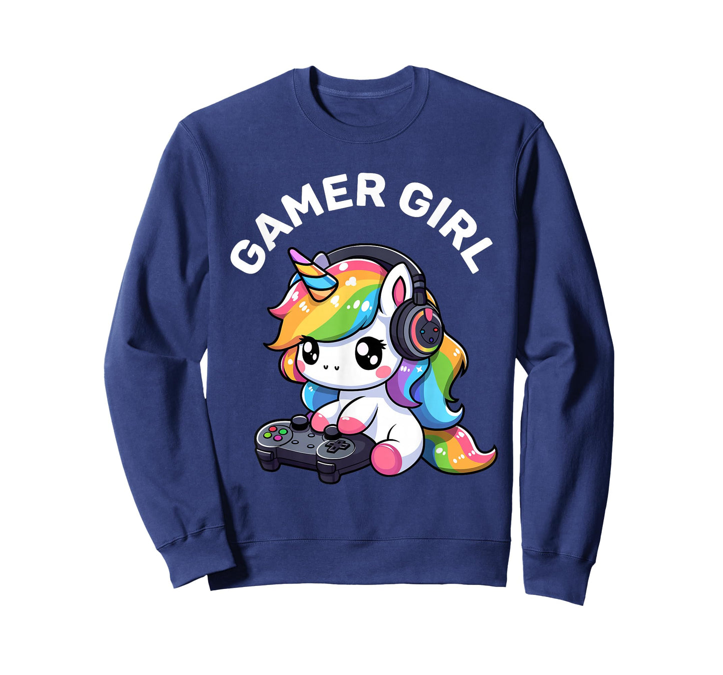 Gamer Girl Unicorn Gaming Cute Video Game Women Girls T-Shirt
