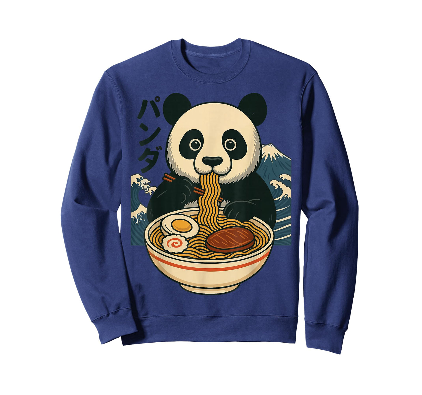 Anime Panda Eating Ramen Japanese Japan T-Shirt