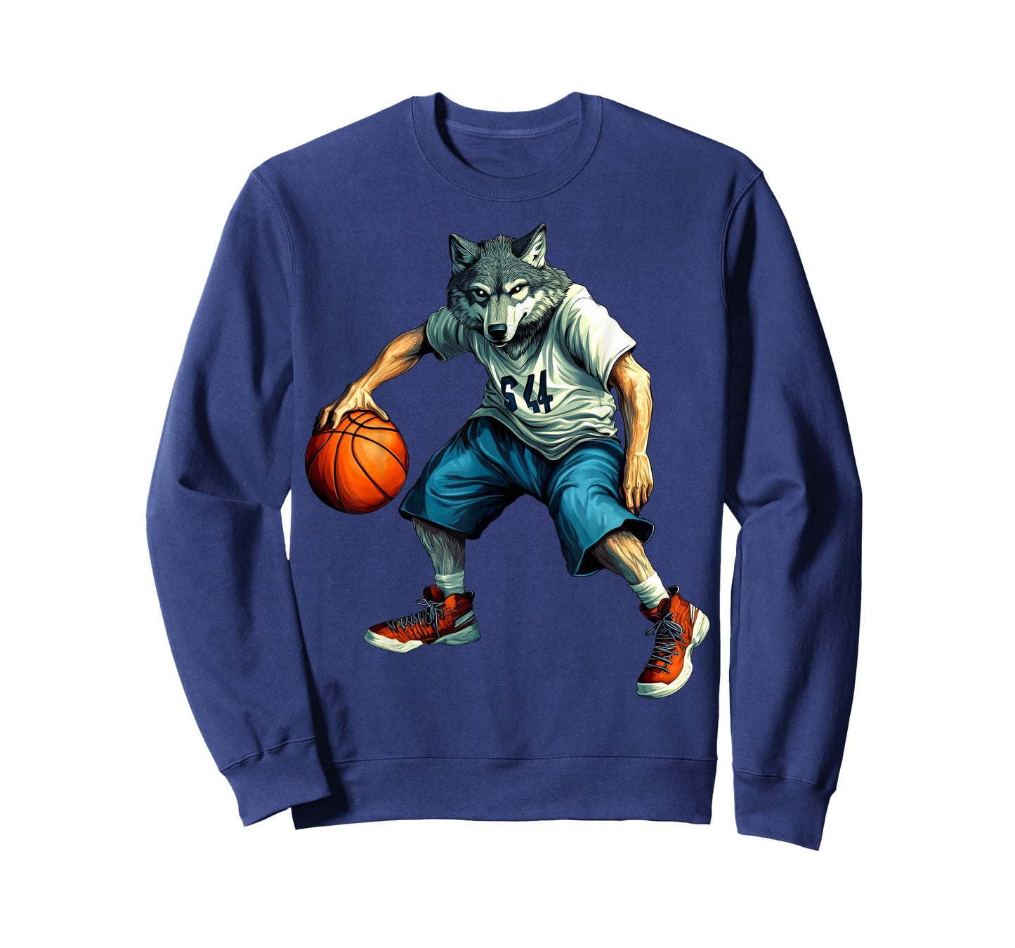 Wolf Basketball Player T-Shirt