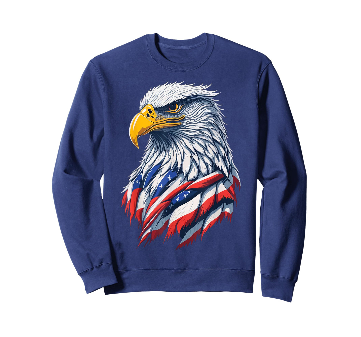 American Flag Bald Eagle Patriotic Eagle 4th of July USA T-Shirt