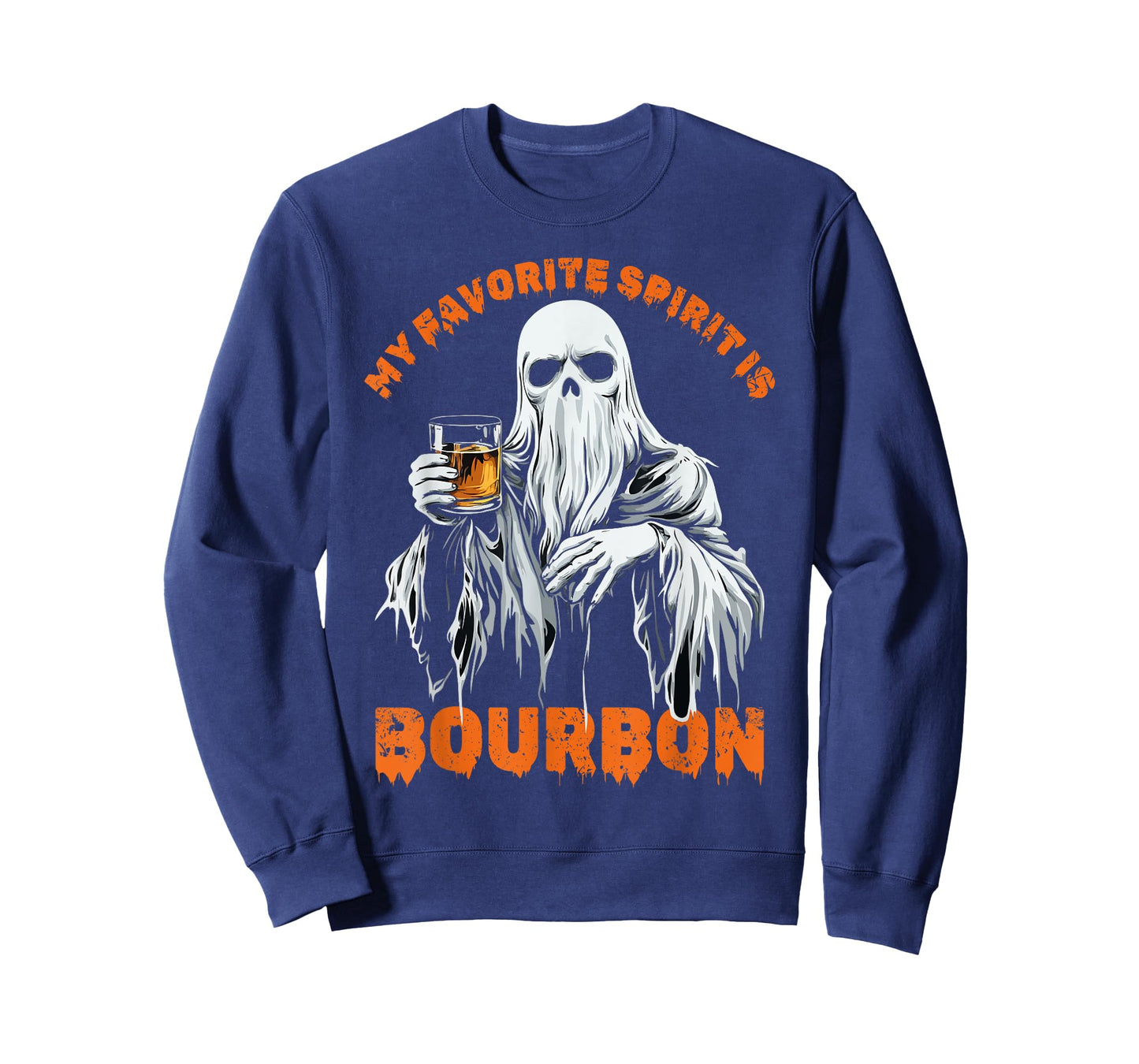My Favorite Spirit Is Bourbon Halloween Ghost Costume T-Shirt