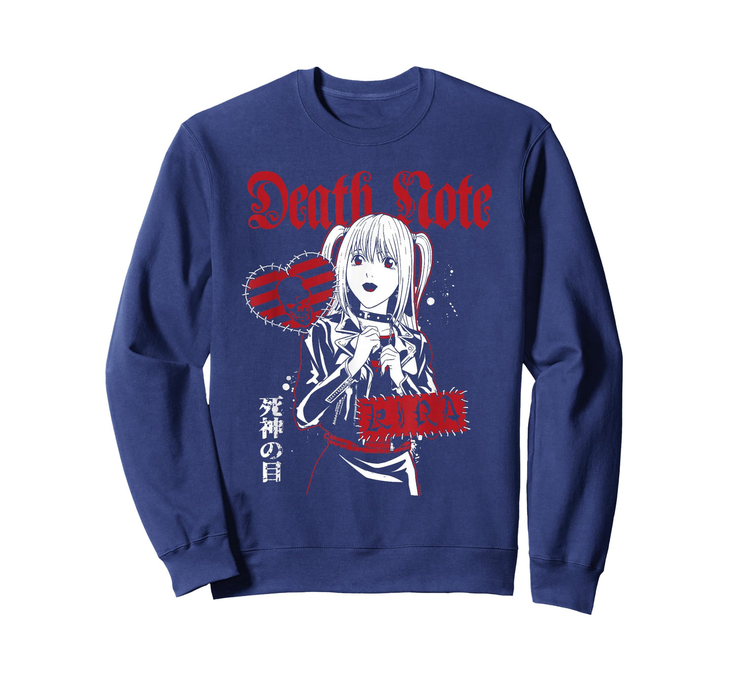 Death Note Misa Punk Patches Collage Anime T-Shirt