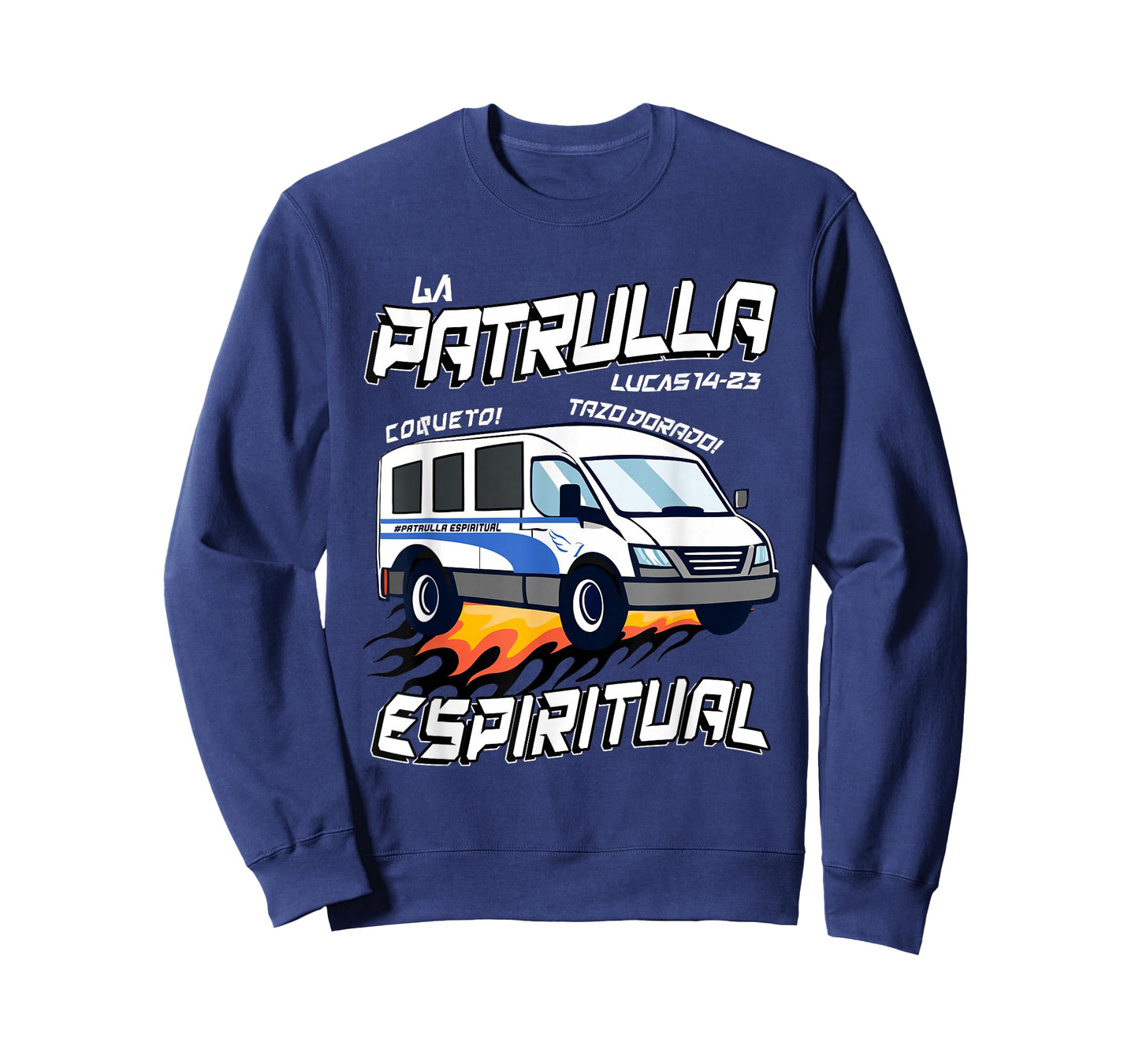 La patrulla espiritual Funny Tazo Dorado Mexican Spanish T-Shirt