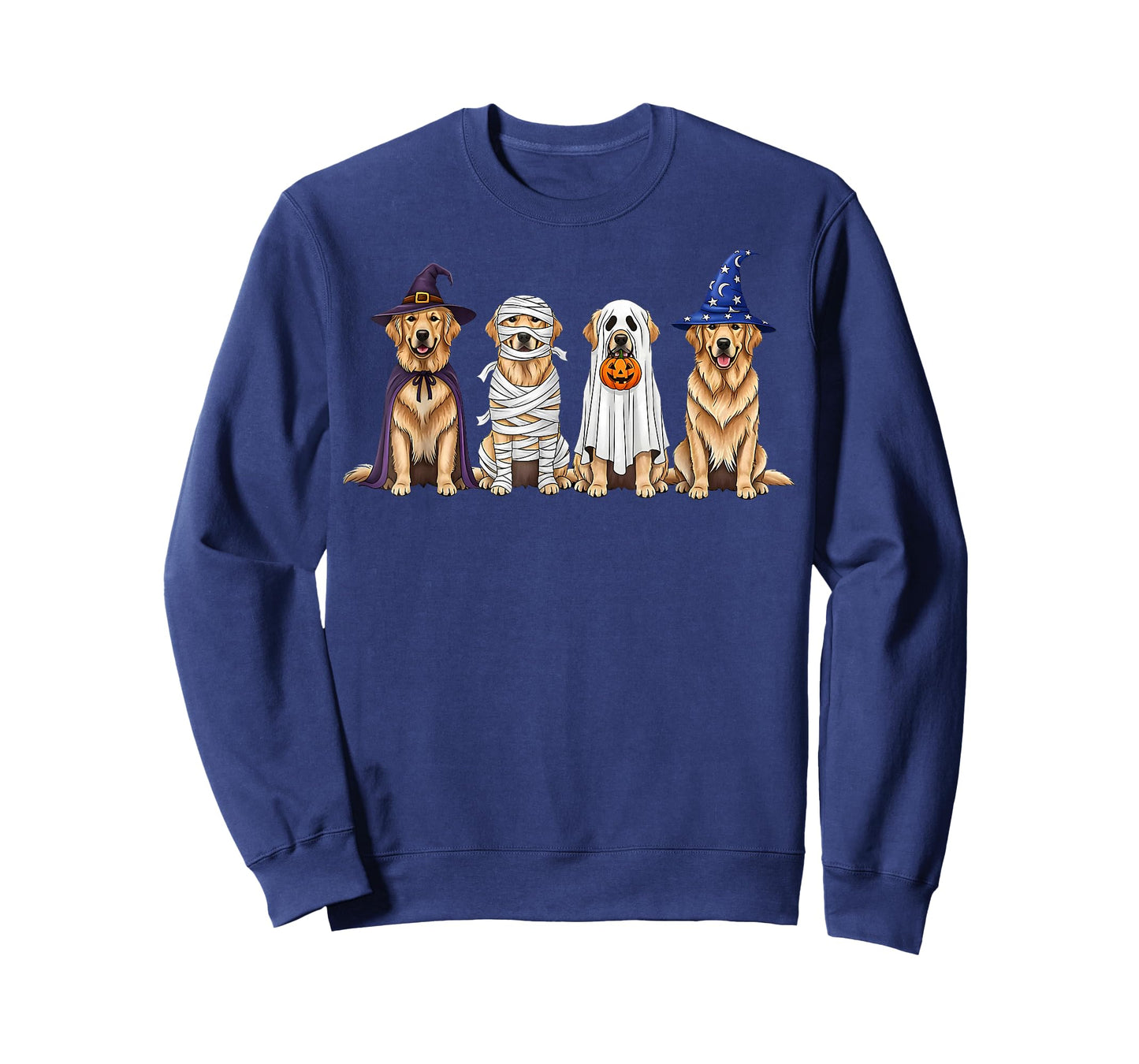 Halloween Golden Retriever Ghost Spooky Dog Lovers Dog Mama T-Shirt