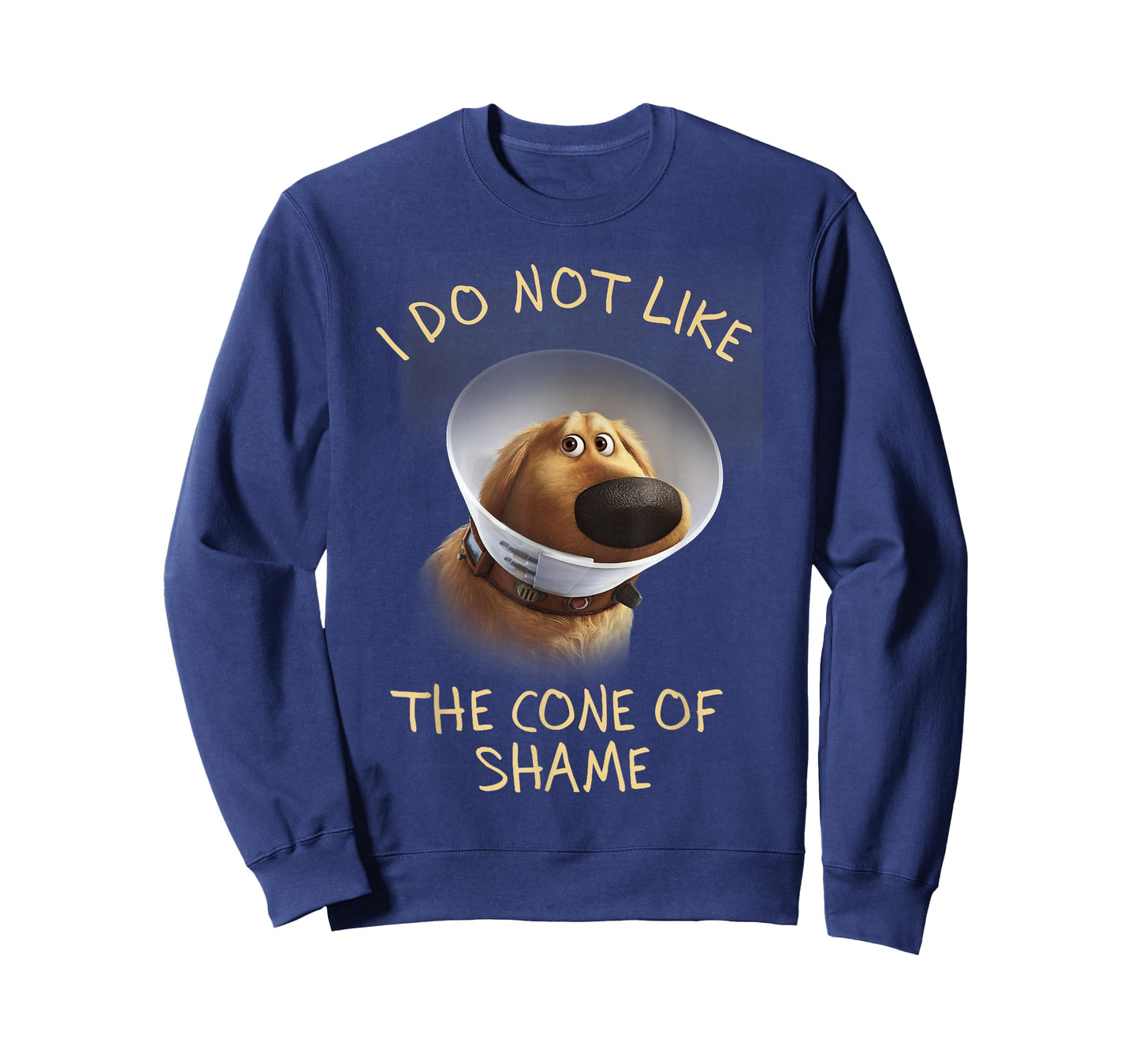 Disney Pixar Up Dug Sad Cone of Shame Graphic T-Shirt T-Shirt