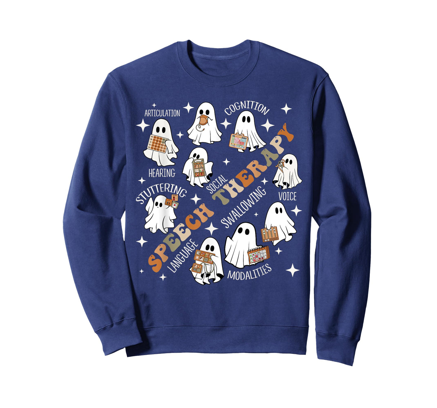 Speech Therapy Halloween Shirt SLP Halloween Spooky T-Shirt