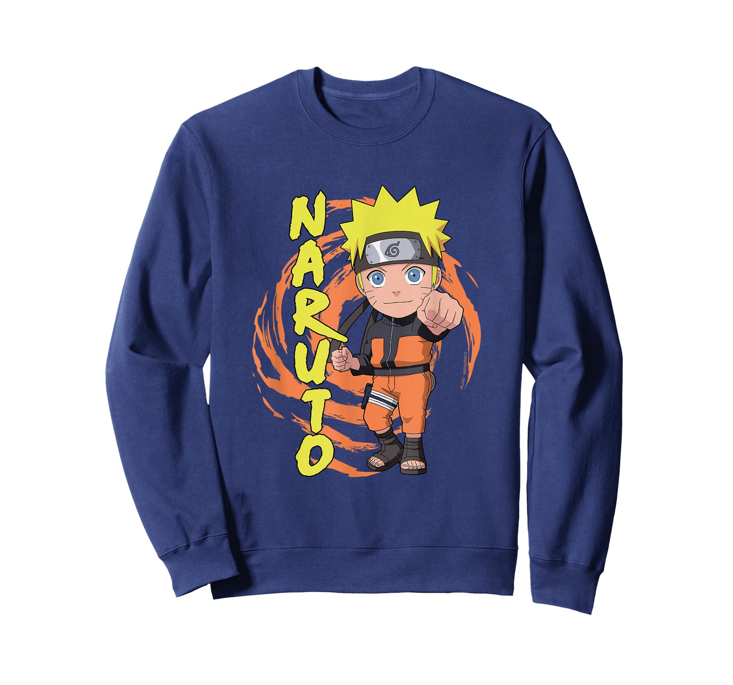 Naruto Shippuden Naruto Chibi Fist Swirl Anime T-Shirt