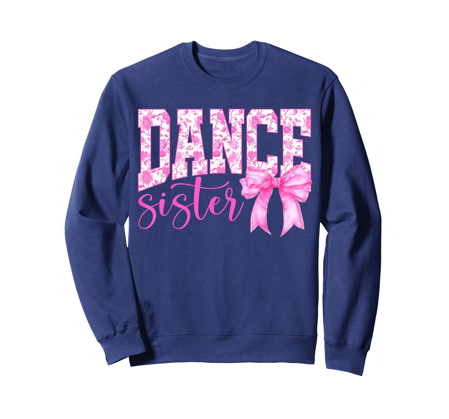 Retro Dance Sister Pink Coquette Bow Game Day Season Women T-Shirt
