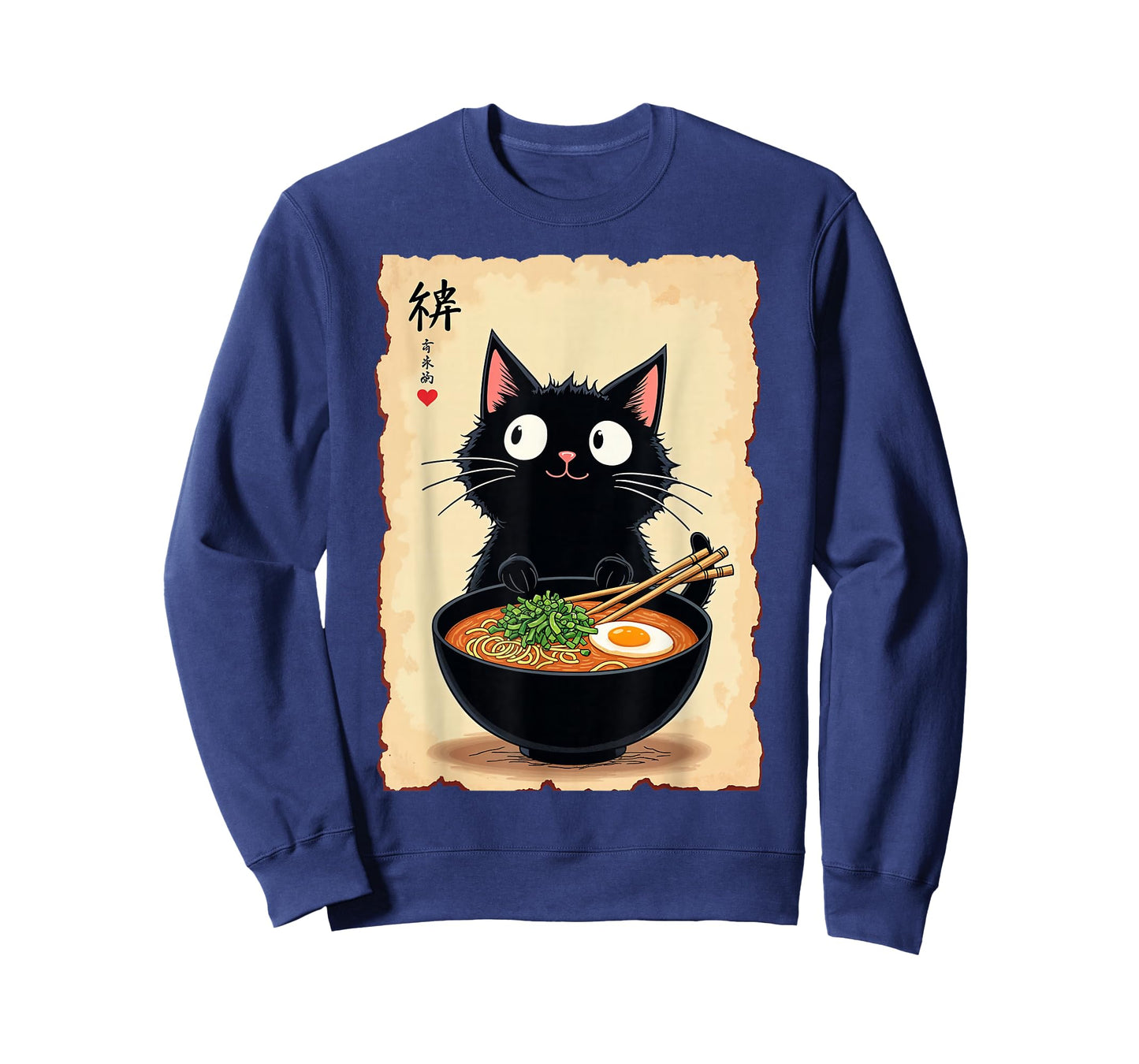 Kawaii Ramen Cat Cute Japanese Food for Anime, Noodle Lovers T-Shirt