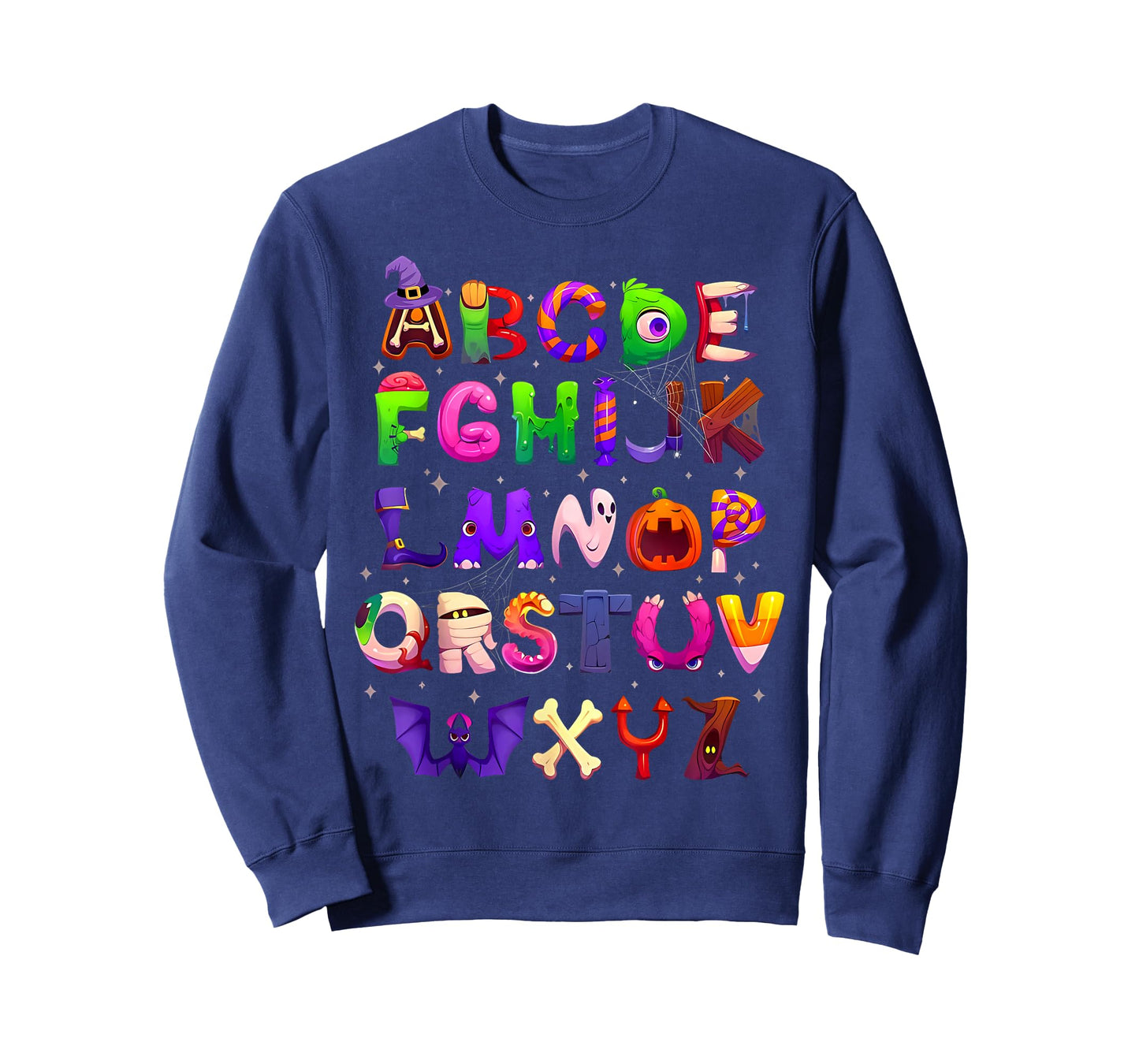 ABCs Learning Kindergarten Teacher Funny Halloween Alphabet T-Shirt