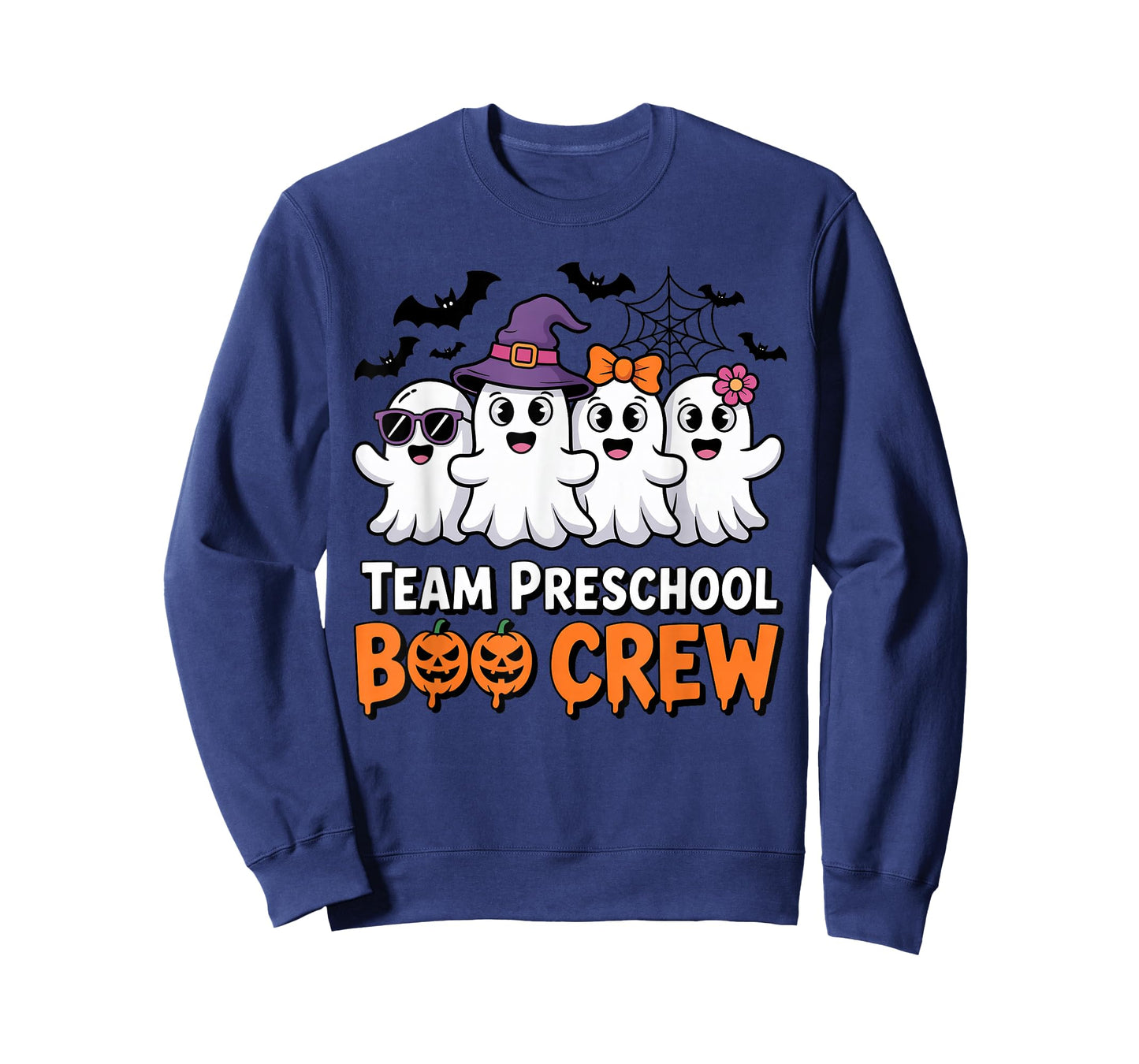 Team Preschool Boo Crew Halloween Teacher Student Costume T-Shirt