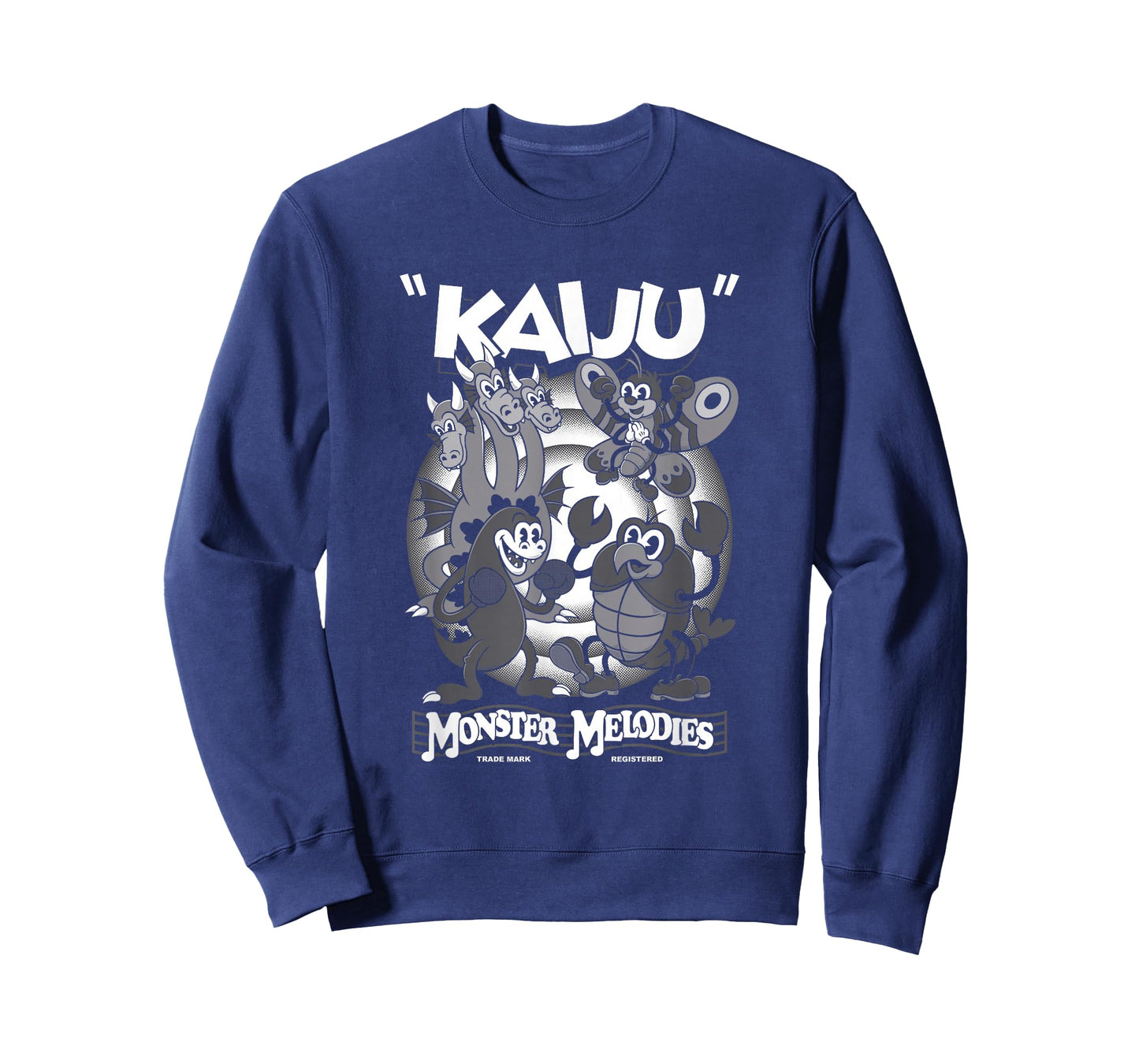 Monster Melodies - Vintage Cartoon Kaiju - Creepy Cute Goth T-Shirt