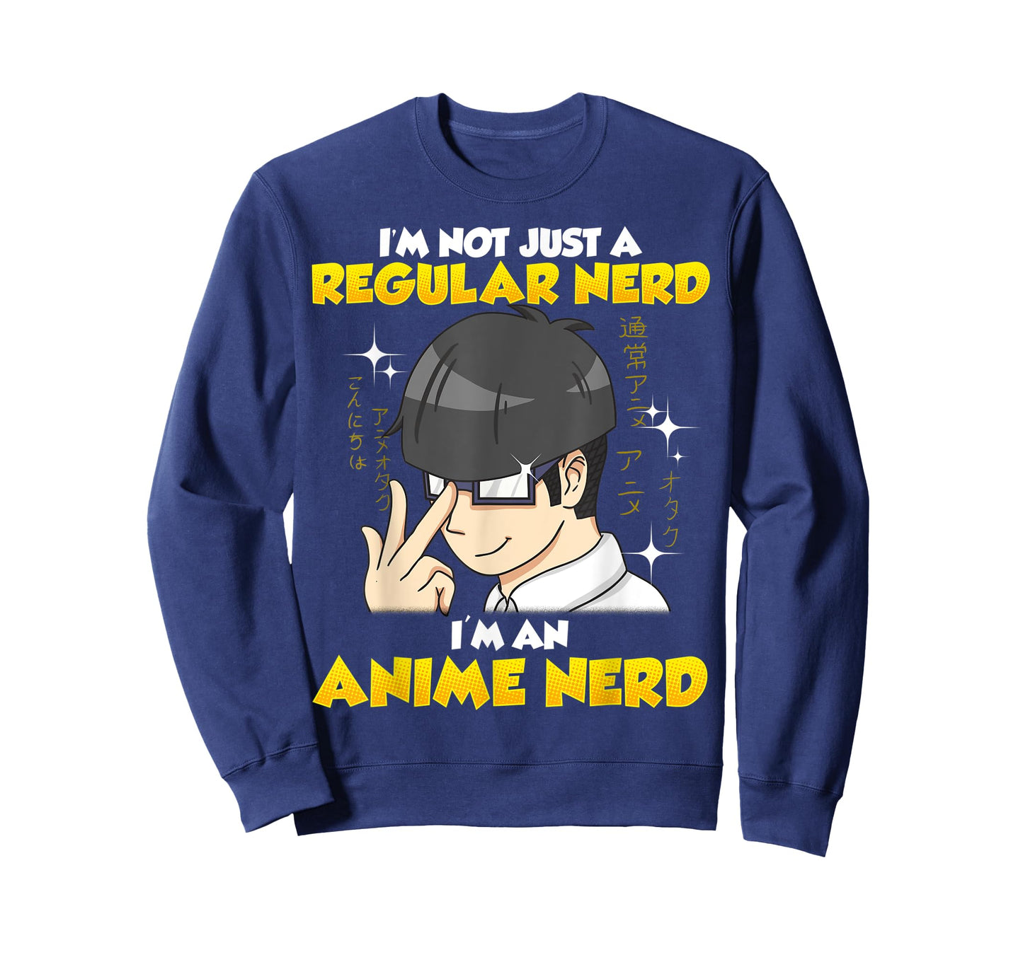 Anime Nerd Kawaii Chibi Otaku Manga Boy with Glasses T-Shirt