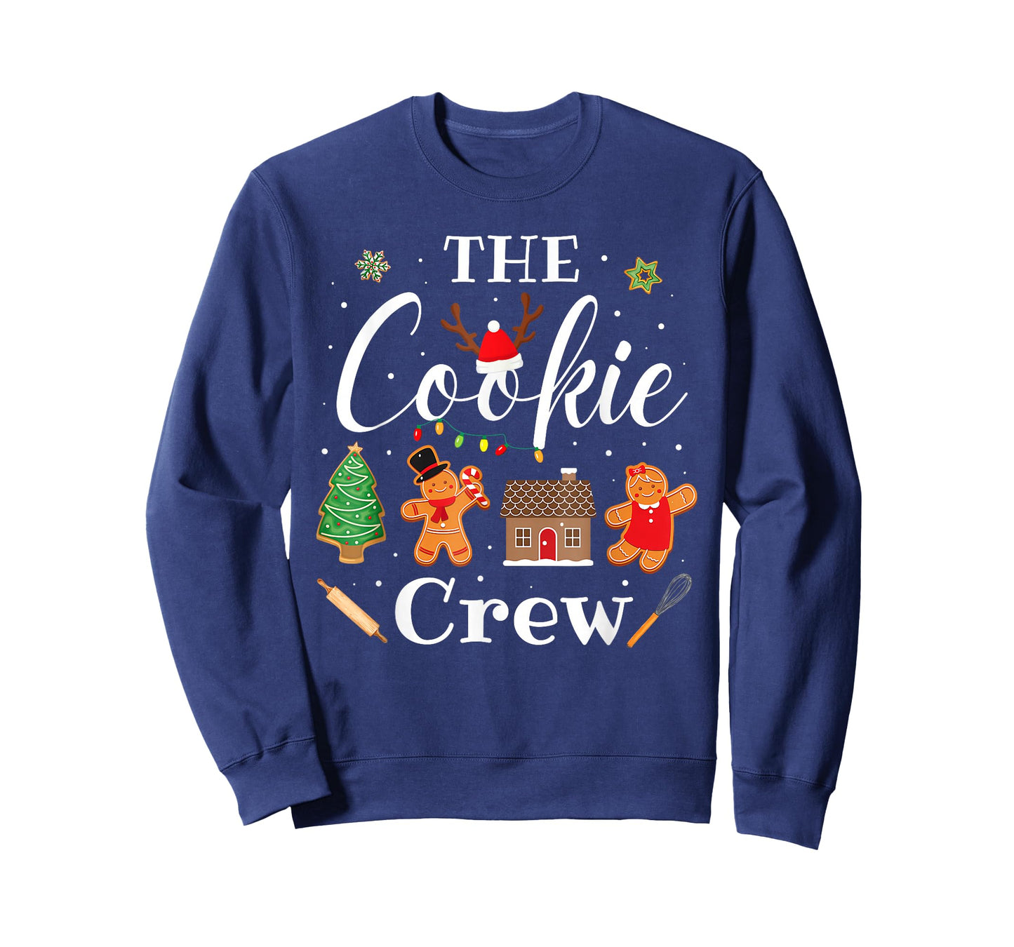 The Cookie Crew Christmas Baking Cookie Lover Kids Women T-Shirt