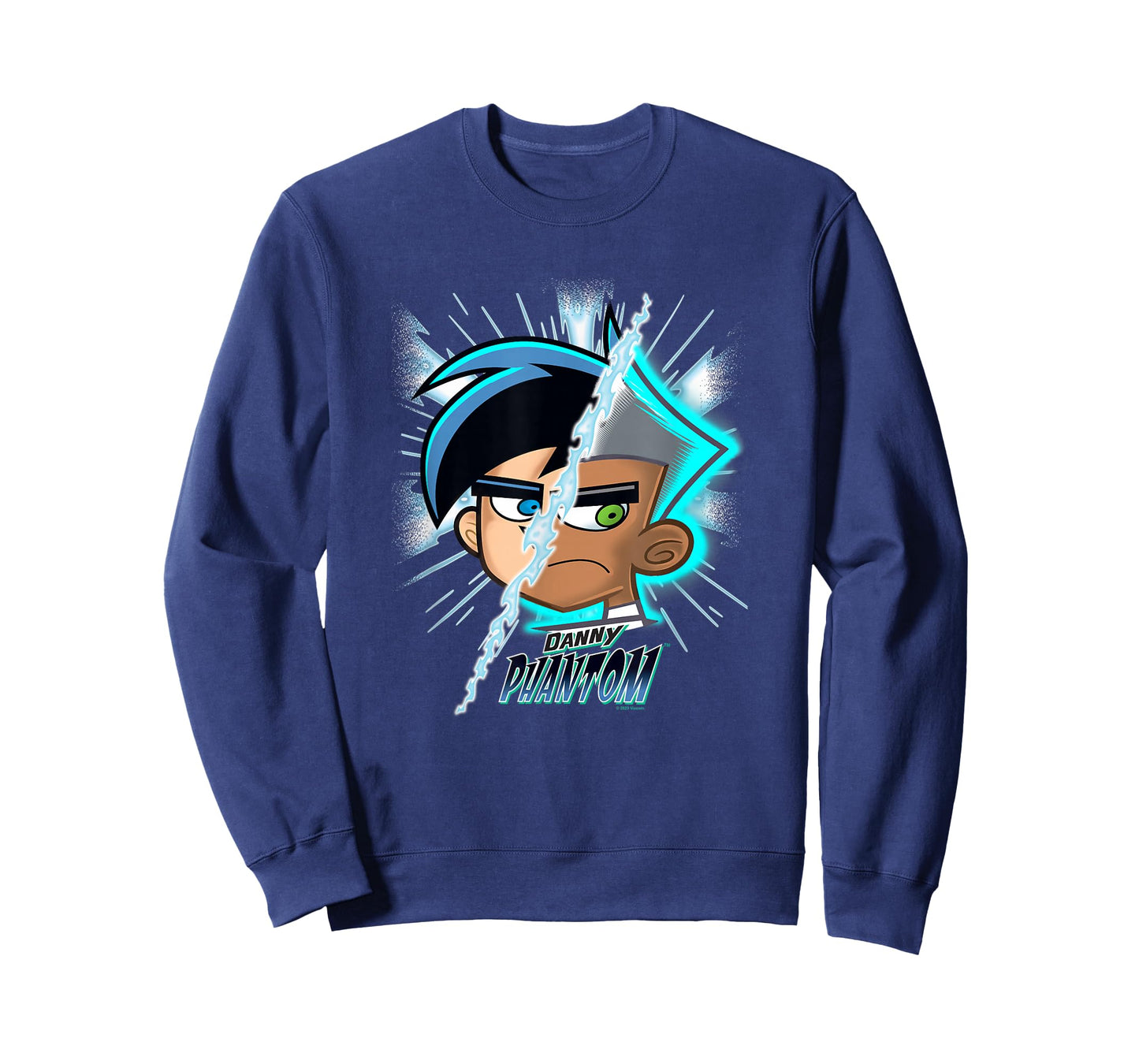 Danny Phantom Split Face Going Ghost Transformation T-Shirt
