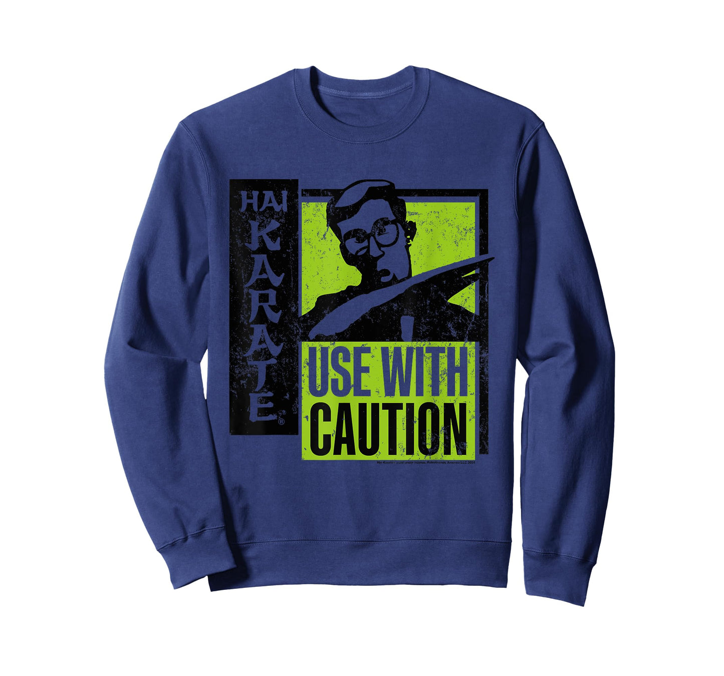 Hai Karate Use With Caution Black And Green Retro Aftershave T-Shirt