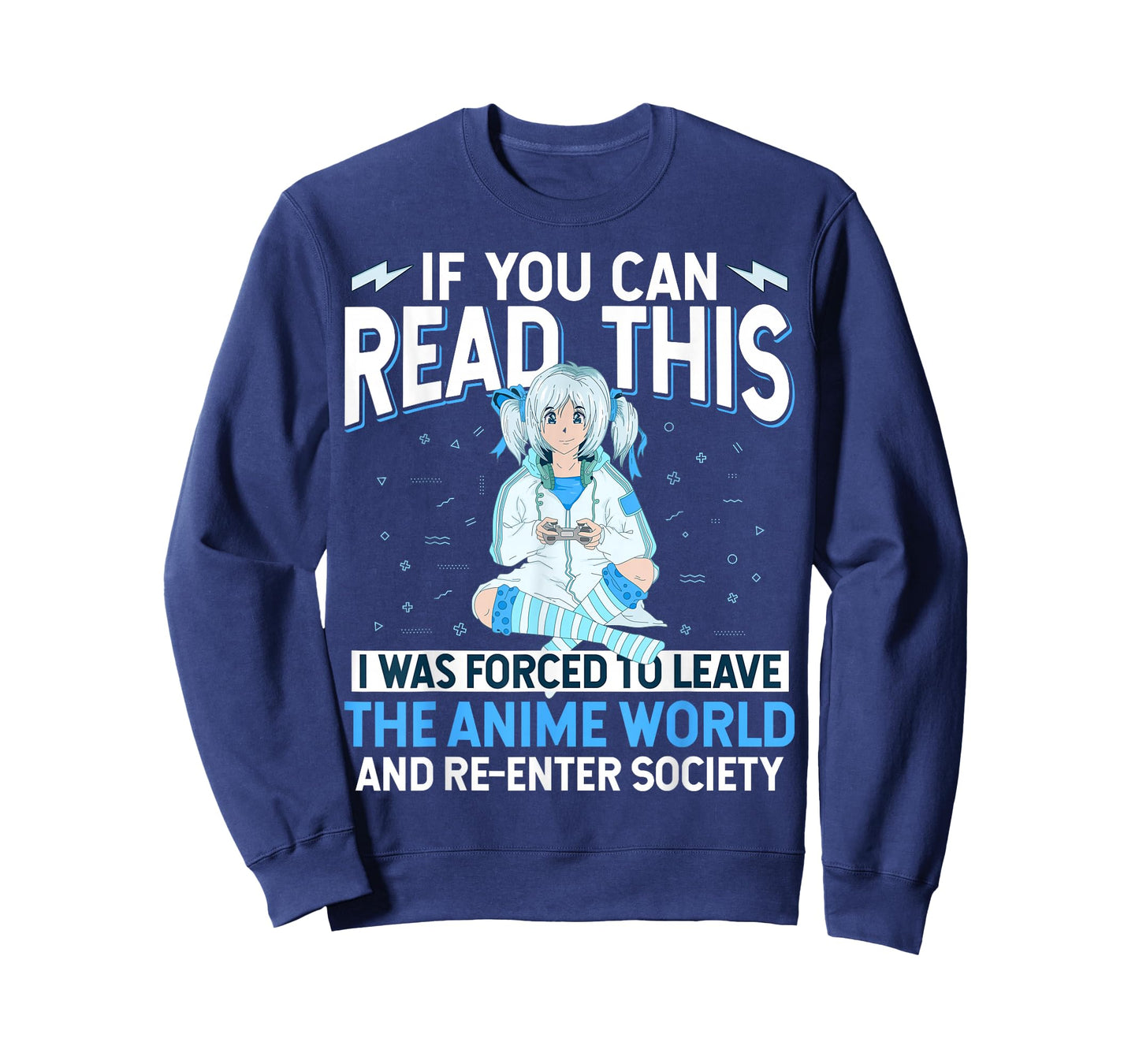 Leave Anime World & Re-Enter Society Funny Anime Lover Gift T-Shirt