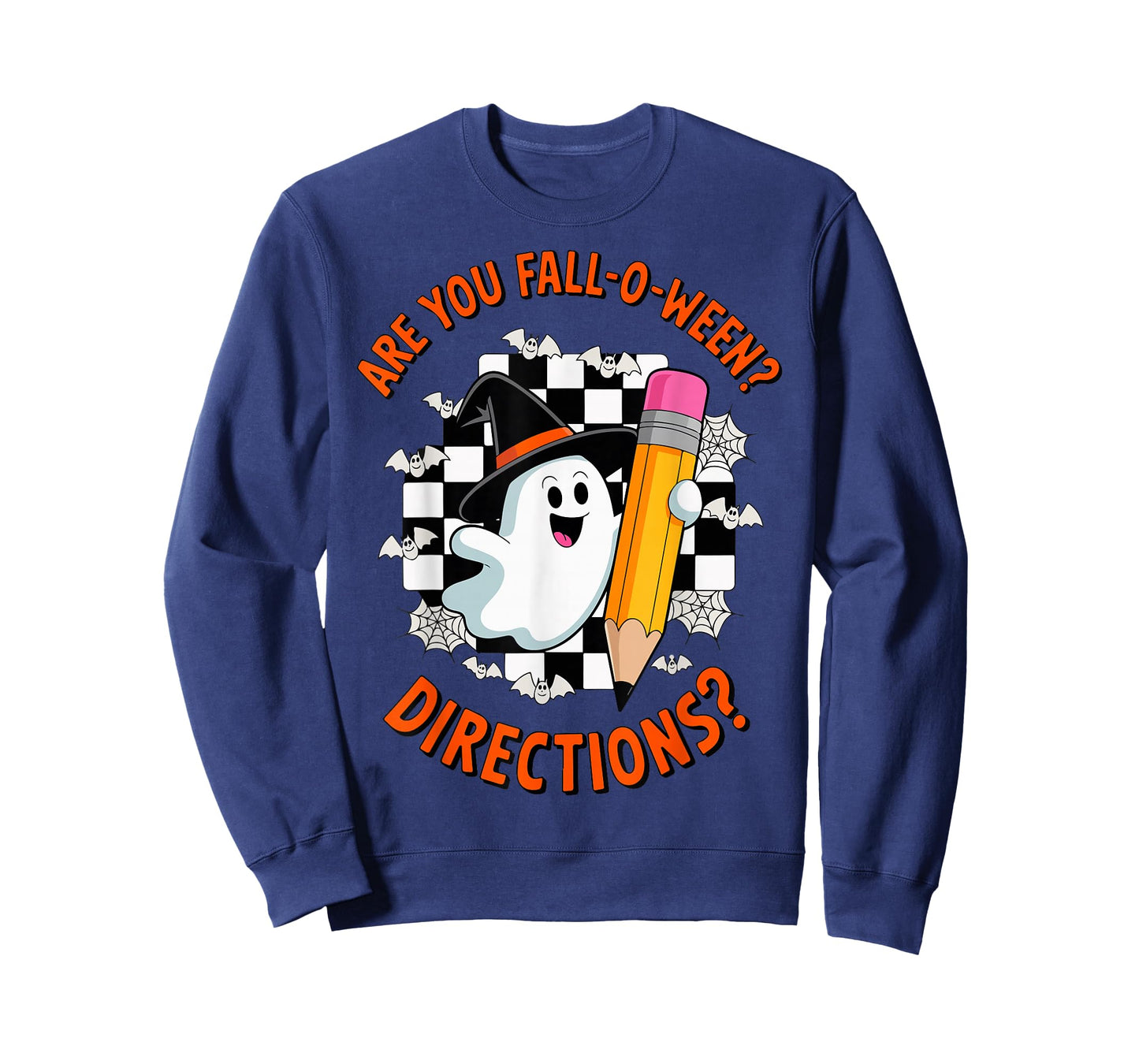 are You Fall O Ween Directions Teacher Halloween Boo Ghost T-Shirt