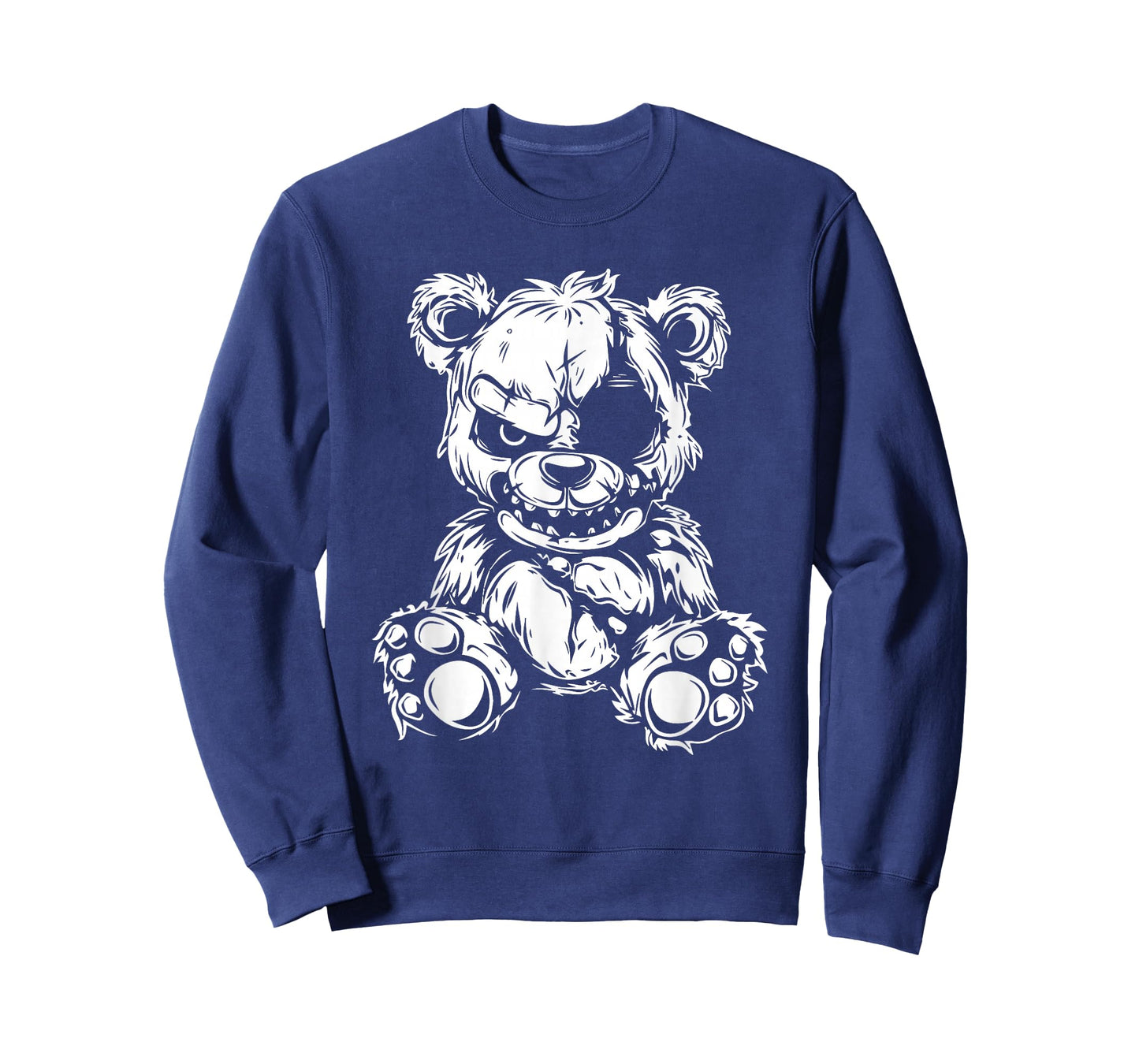 Horror Teddy Bear T-Shirt, Small, Black