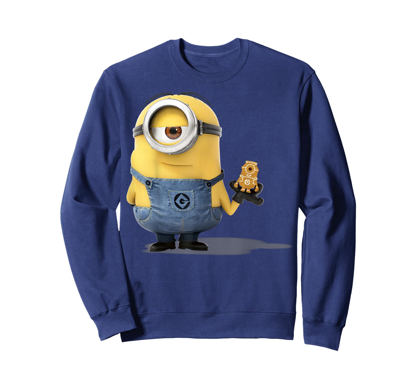 Despicable Me Minions Holding A Ginger Bread Minion Portrait T-Shirt Small