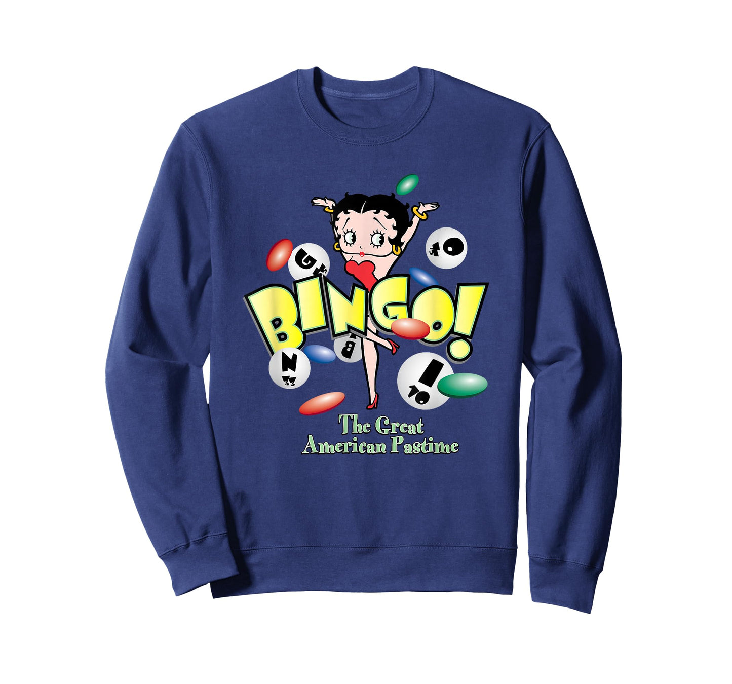 Betty Boop Bingo The Great American Pastime T-Shirt