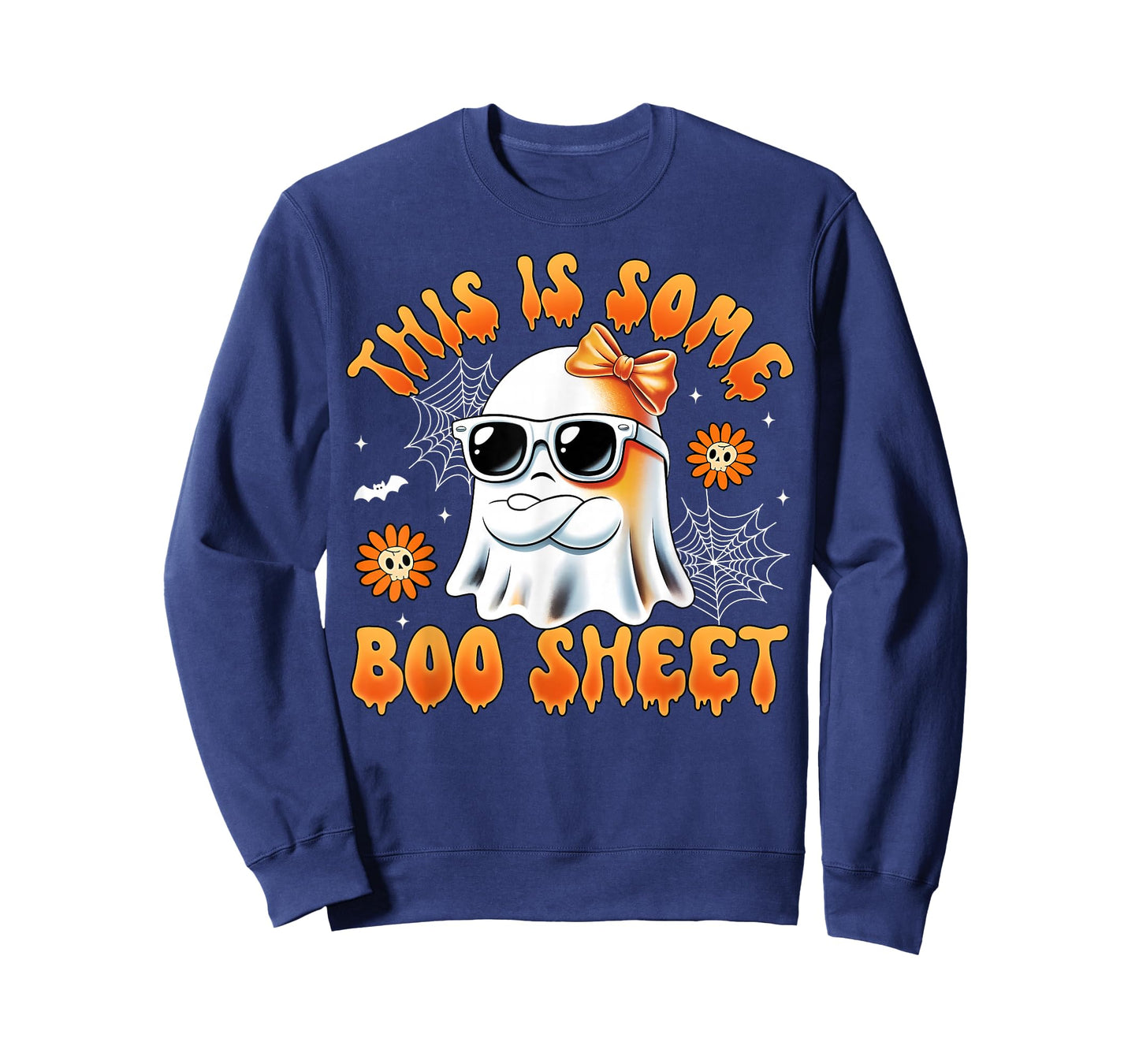 This is Some Boo Sheet Ghost Bow Halloween Women Kids Girls T-Shirt