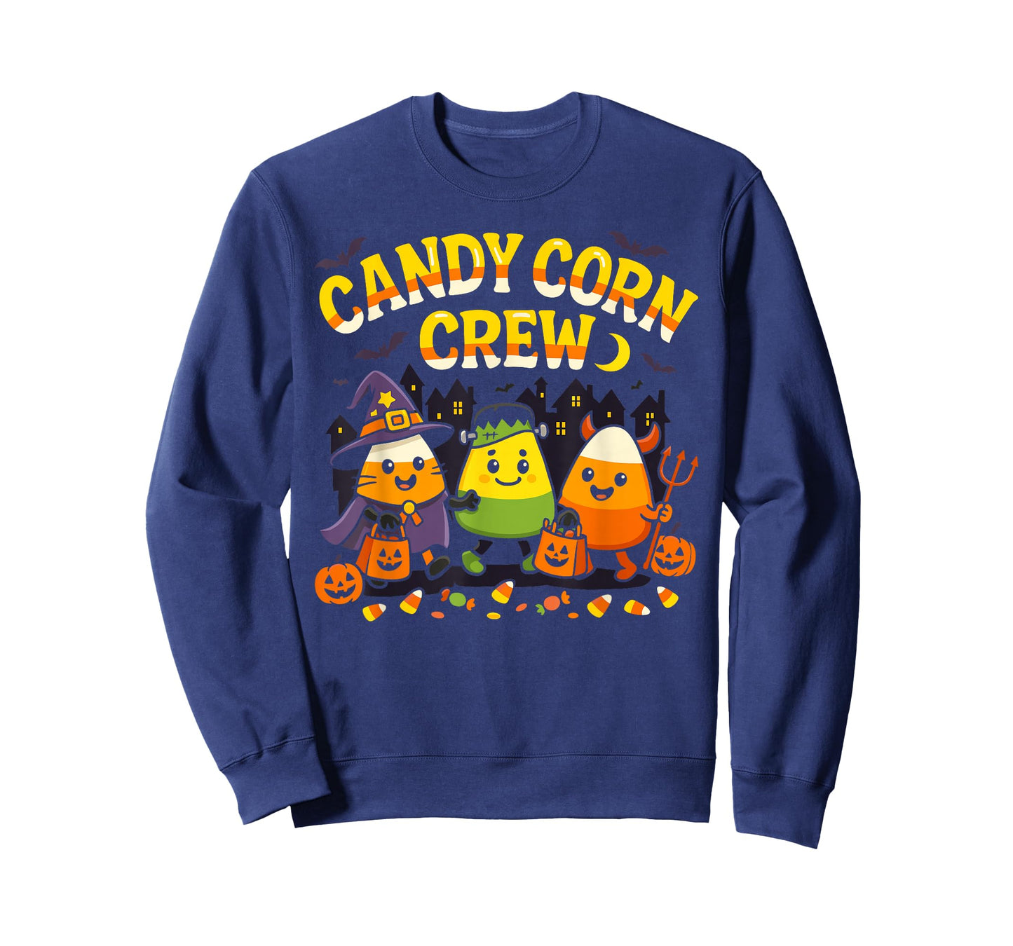 Cute Candy Corn Crew Halloween Matching Family T-Shirt