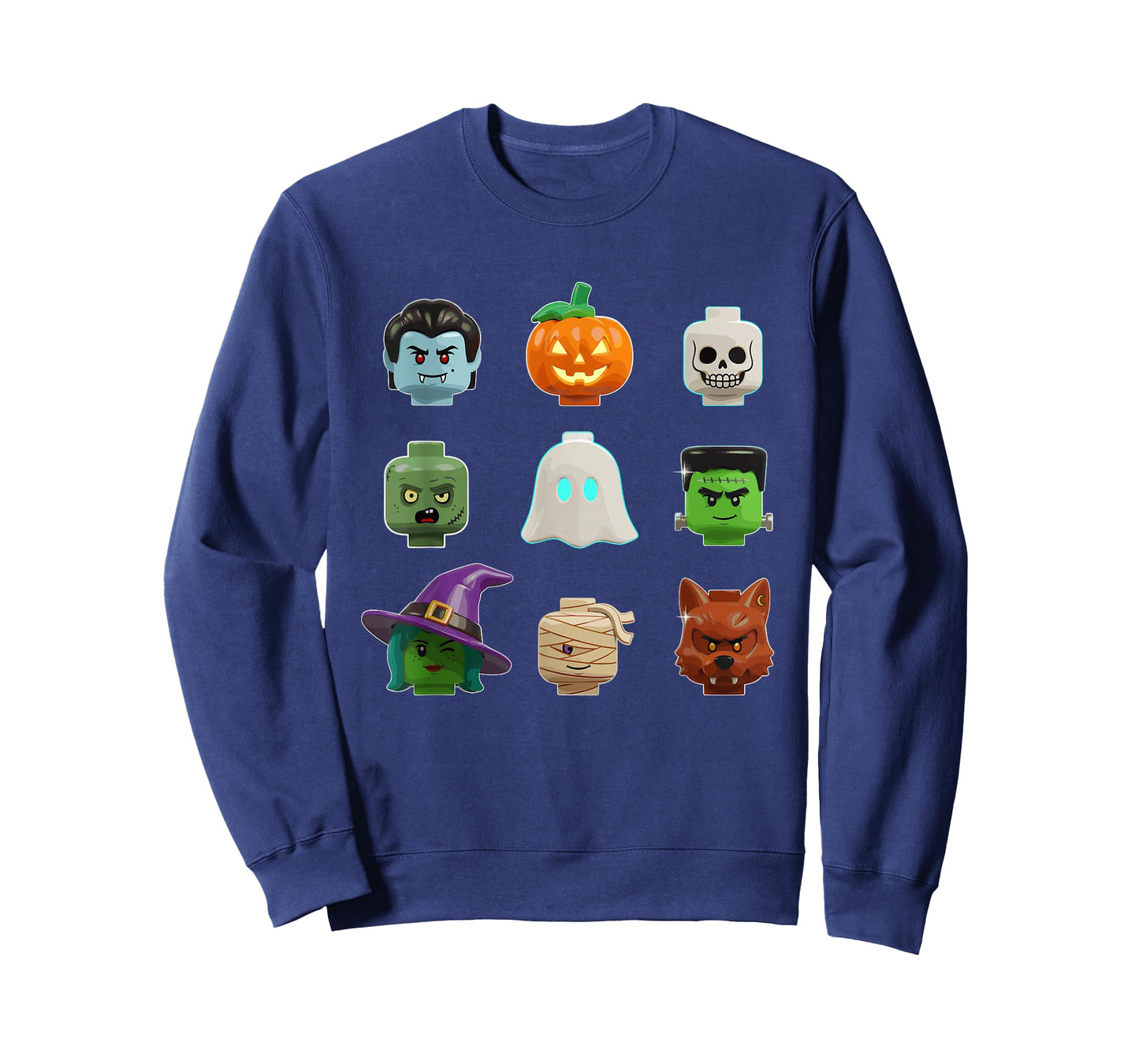 Halloween Building Bricks Costume Funny Matching Family T-Shirt