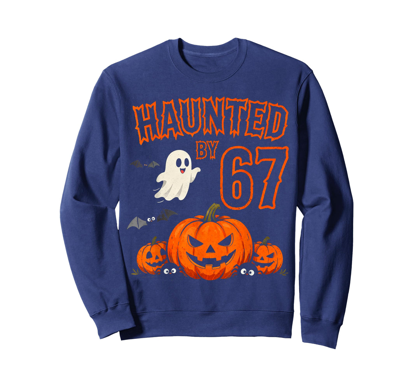 Halloween Haunted by 67 Halloween Six Seven Meme Pumpkin T-Shirt