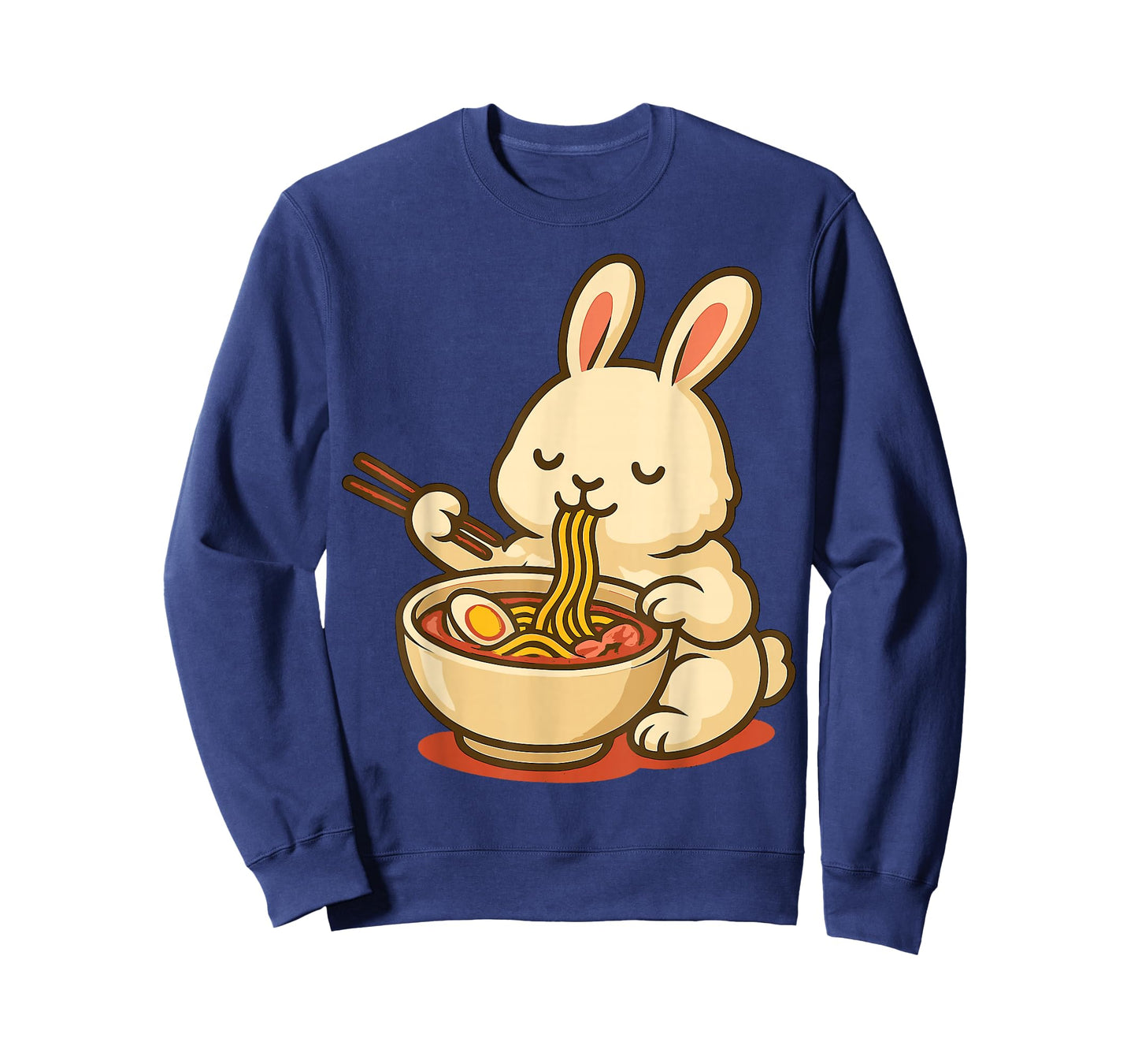 Rabbit Bunny Eating Ramen Noodles T-Shirt