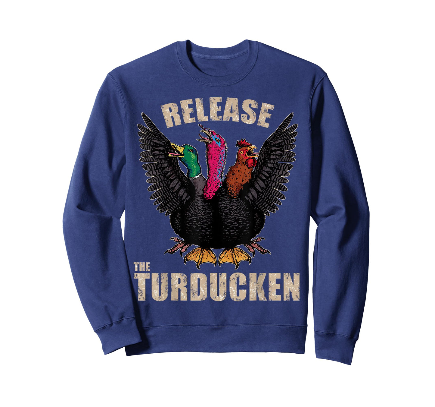 Thanksgiving Day Turkey Turducken Kaiju Monster Ugly Sweater T-Shirt