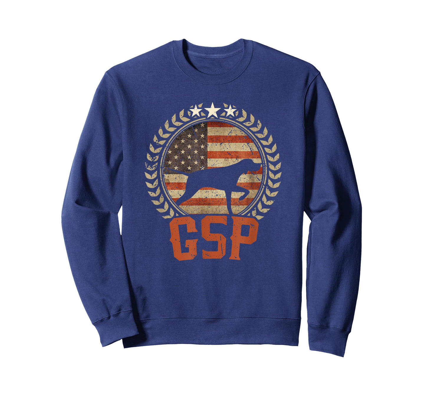 German Shorthaired Pointer American Flag Shirt GSP Patriotic T-Shirt